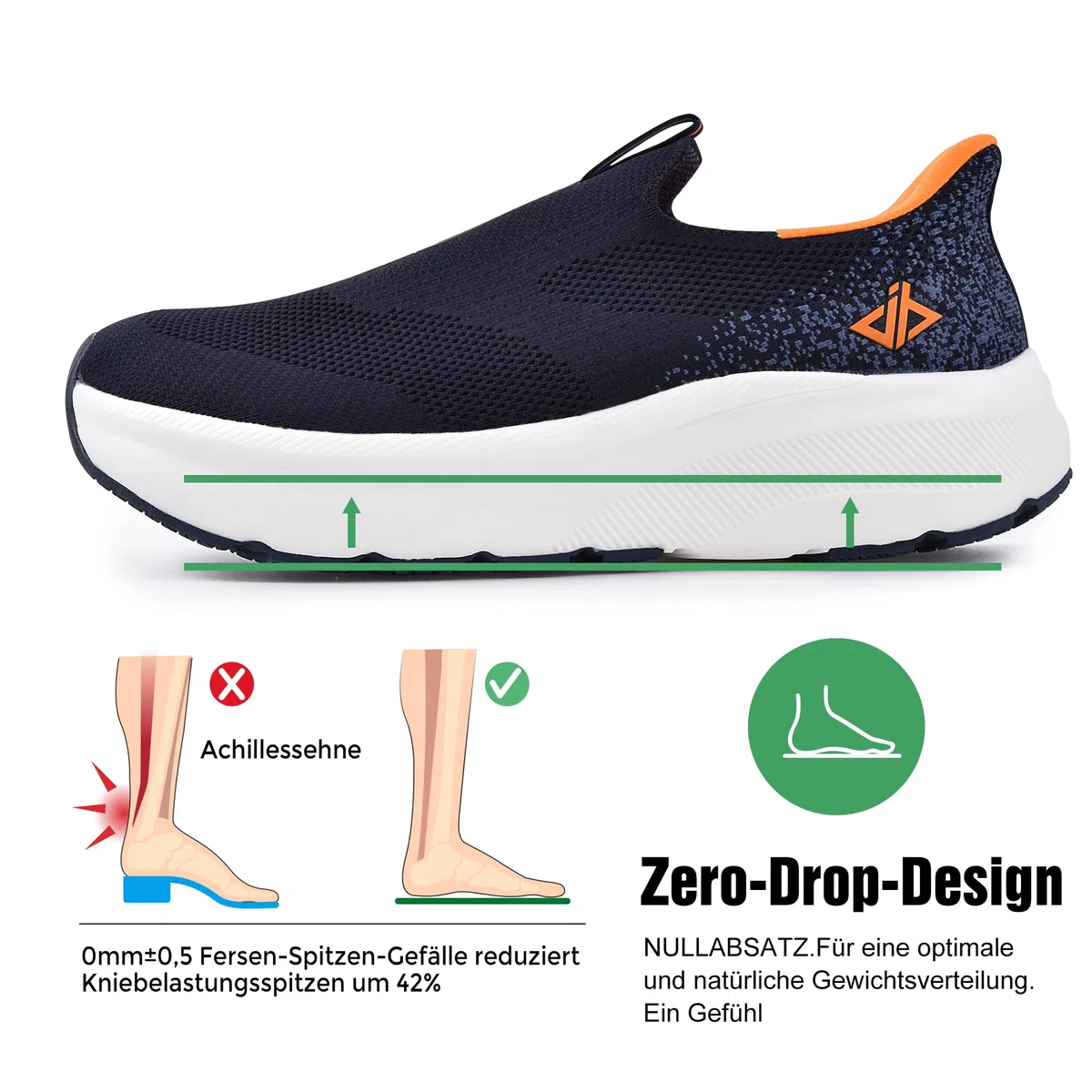 JACKSHIBO Scarpe Unisex minimalistiche da Uomo a Piedi Nudi, Scarpe da Trail da Trail da Donna, Suola a Goccia Zero