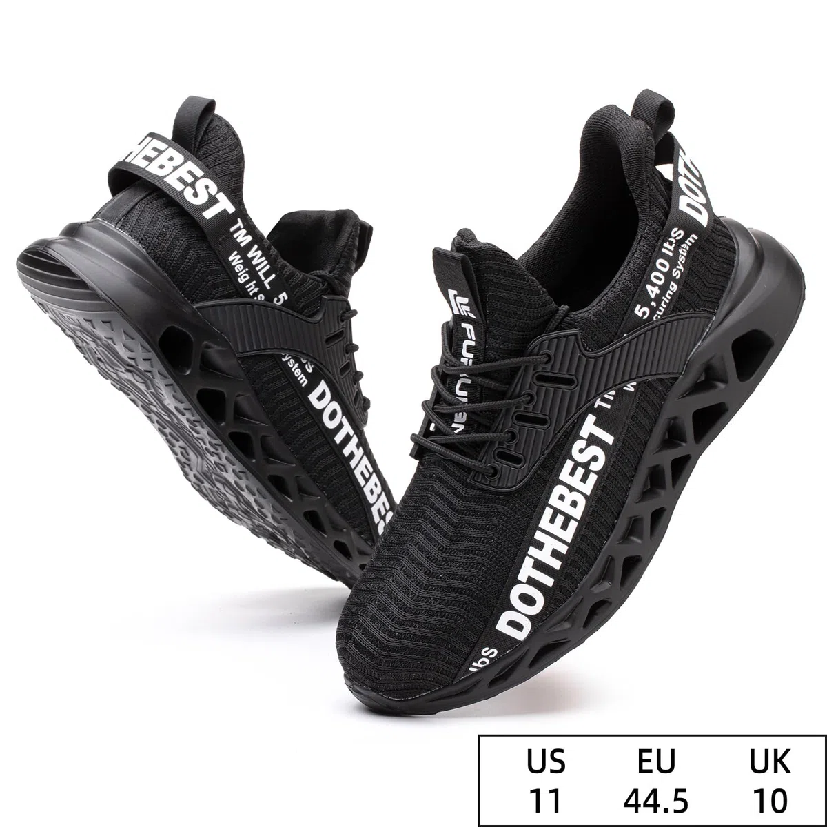 Furuian Scarpe Antinfortunistiche Uomo Donna Leggere Traspiranti Scarpe da Lavoro con Punta in Acciaio Sportive Sicurezza Scarpe