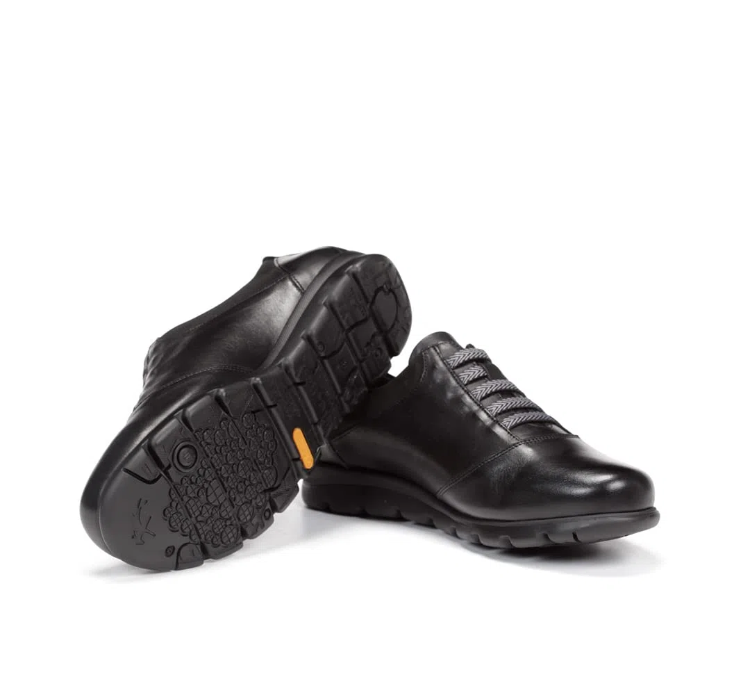 Fluchos F0354 Sugar Nobuck Negro Negro-STK- Susan