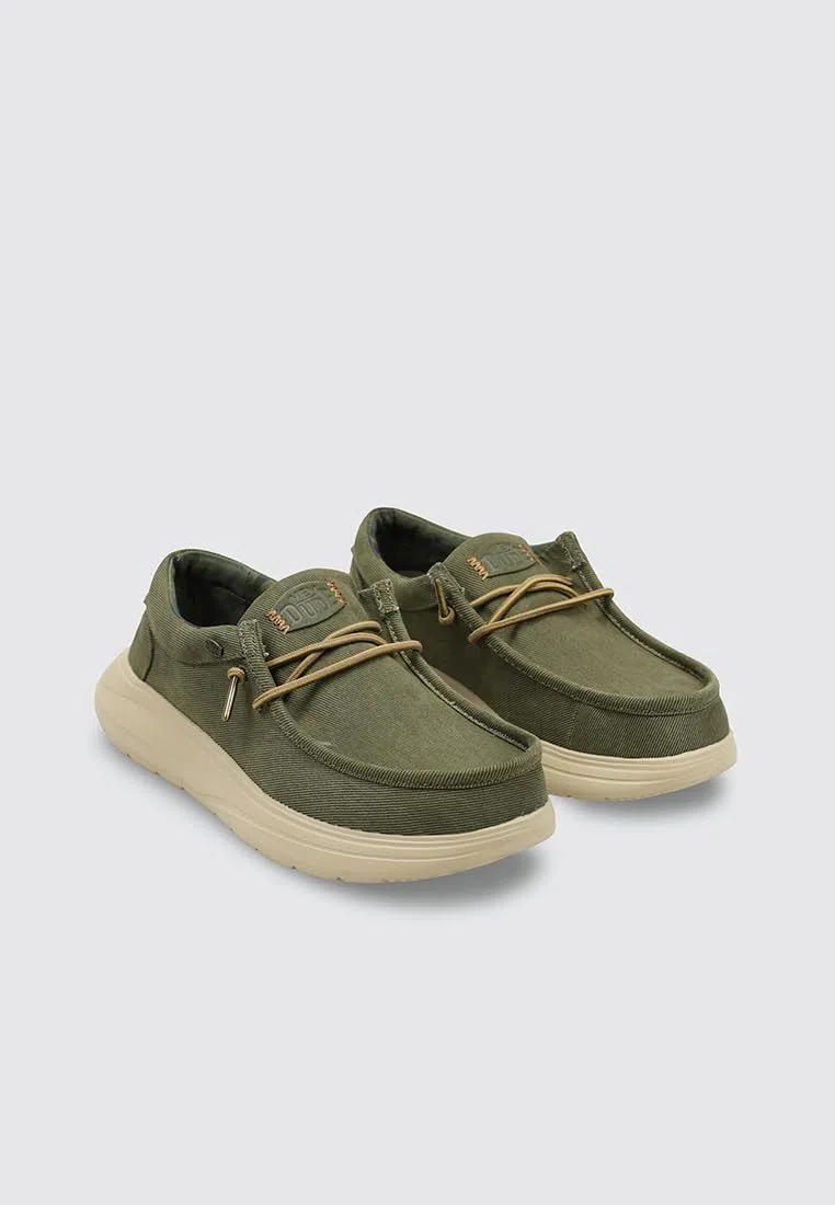 HEYDUDE Slip On Wally Comf Worn Twill 2LS - Sand 40