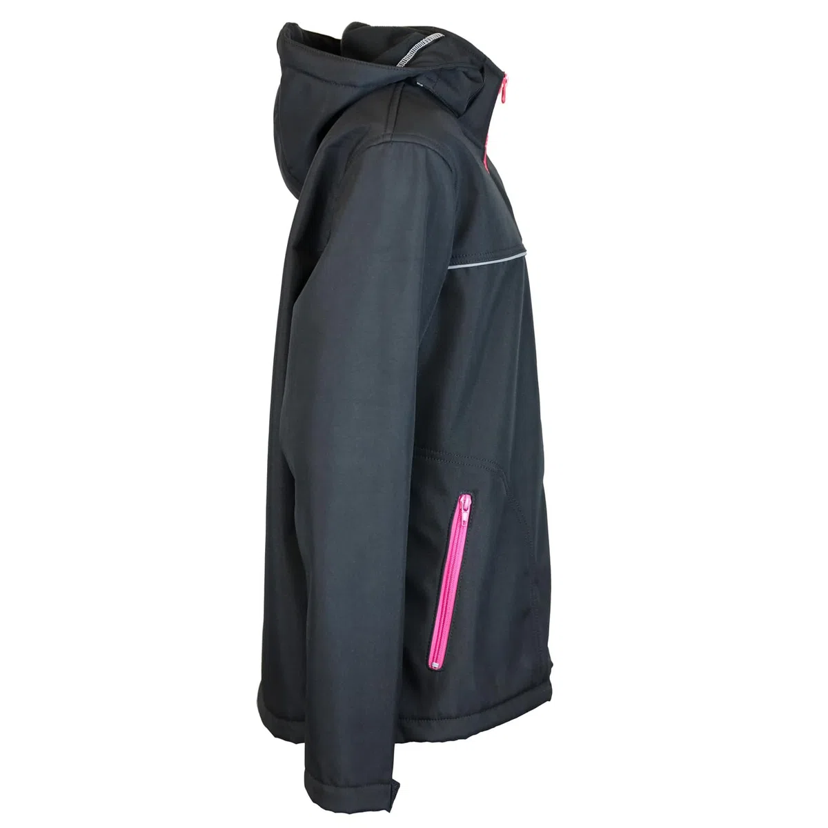 Eva - Set da equitazione per bambini, in softshell, con inserti in silicone, colore: grigio