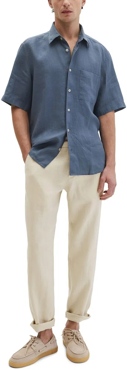 Marc OߴPolo Uomo Camicia in lino a maniche lunghe regular fit