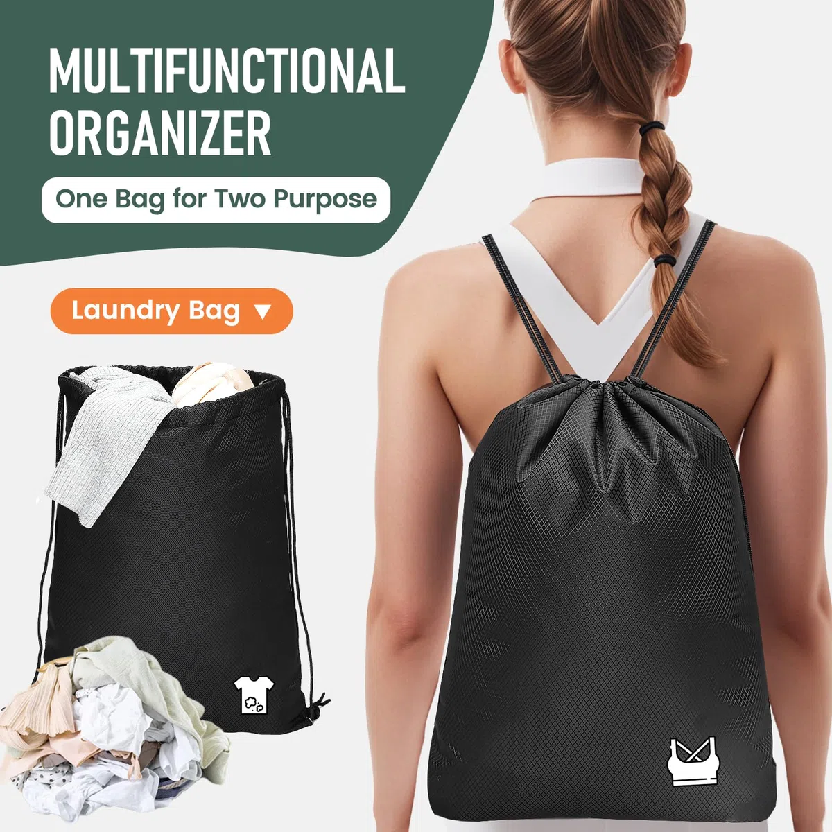 Organizer Valigia Compressione 8 Pezzi Packing Cubes Compression,Organizer Viaggio Salvaspazio Travel Accessori Nero