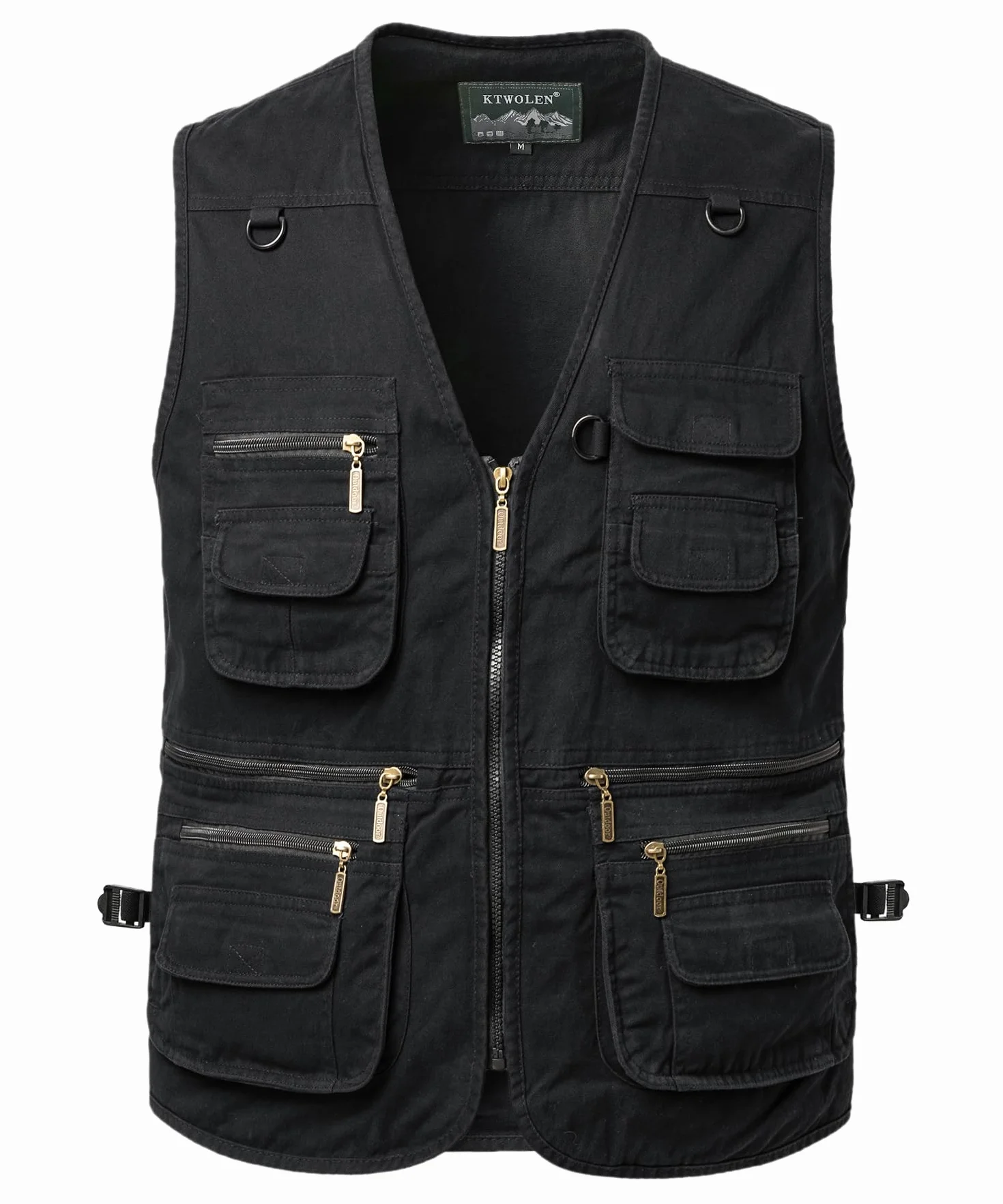 Gilet da Pesca da Uomo Giacca Senza Maniche da Fotografia Caccia Gilet da Lavoro Giubbotti Safari con Multi-Tasche