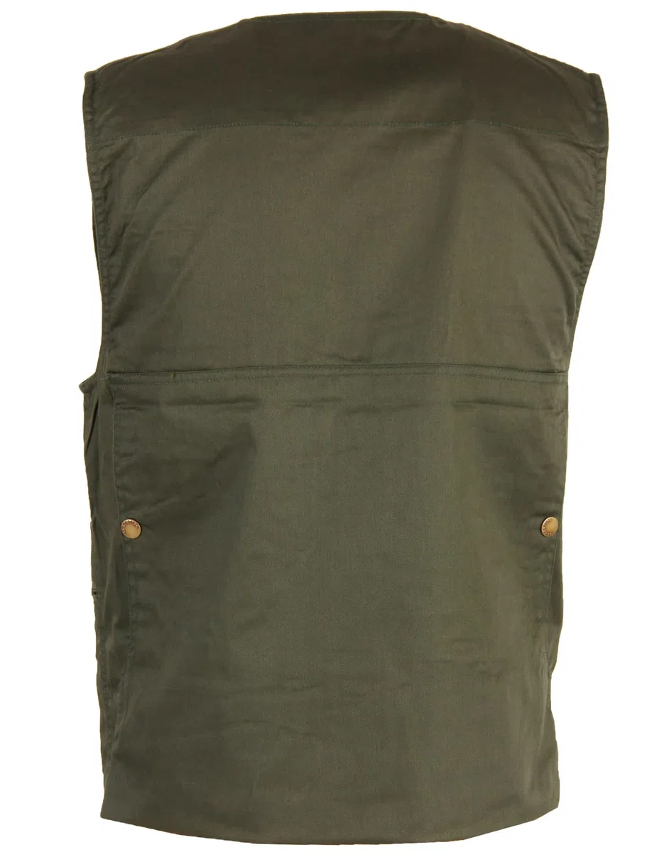 fratelliditalia.org Gilet smanicato caccia pesca sport tasche cotone uomo mimetico verde - Personalizzabile con il tuo logo