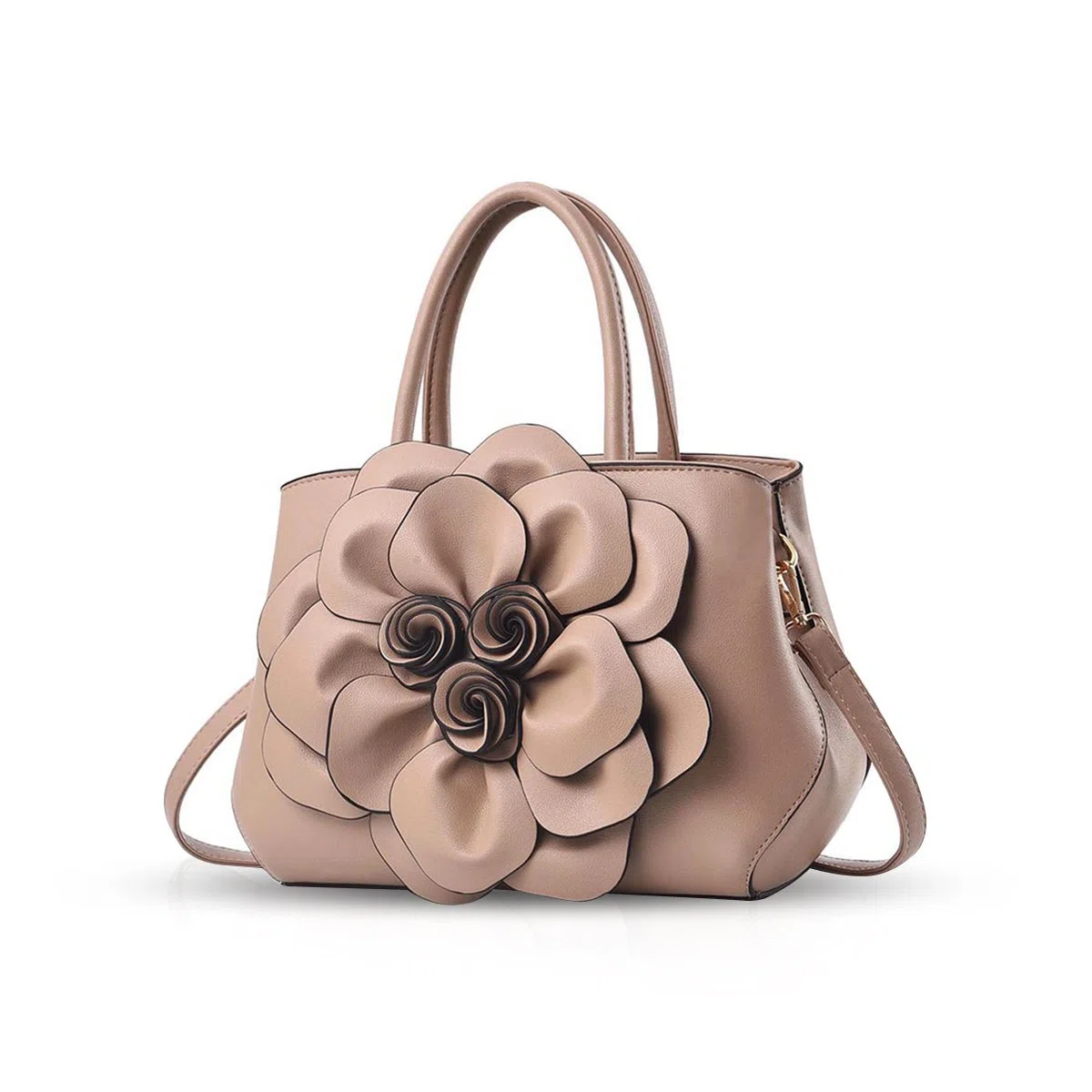 NICOLE & DORIS Borsa donna alla moda a fiori Borsa a mano Borsa a tracolla elegante borsa messenger Borse Tote in PU Pelle