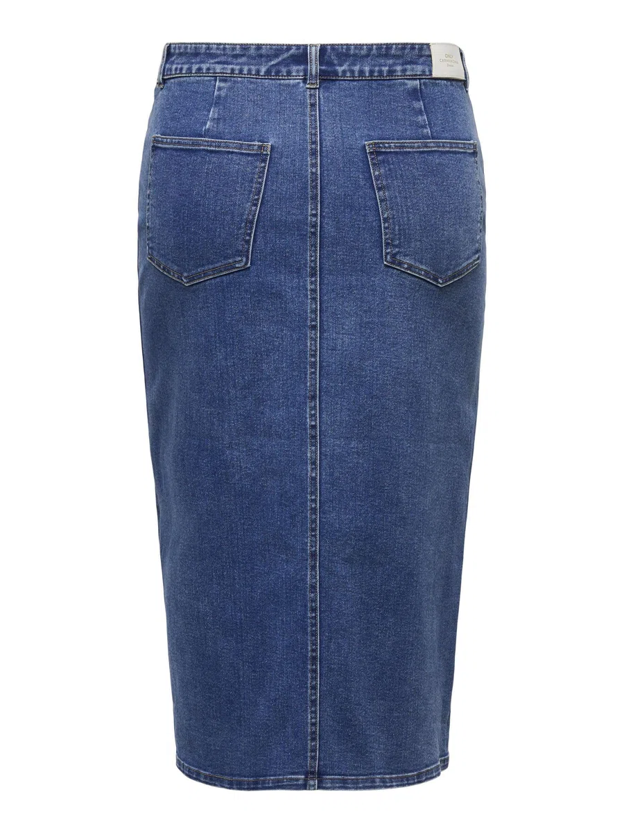 ONLY Carmakoma Carsiri Front Slit Skirt DNM Gua Noos Gonna Donna (Pacco da 1)