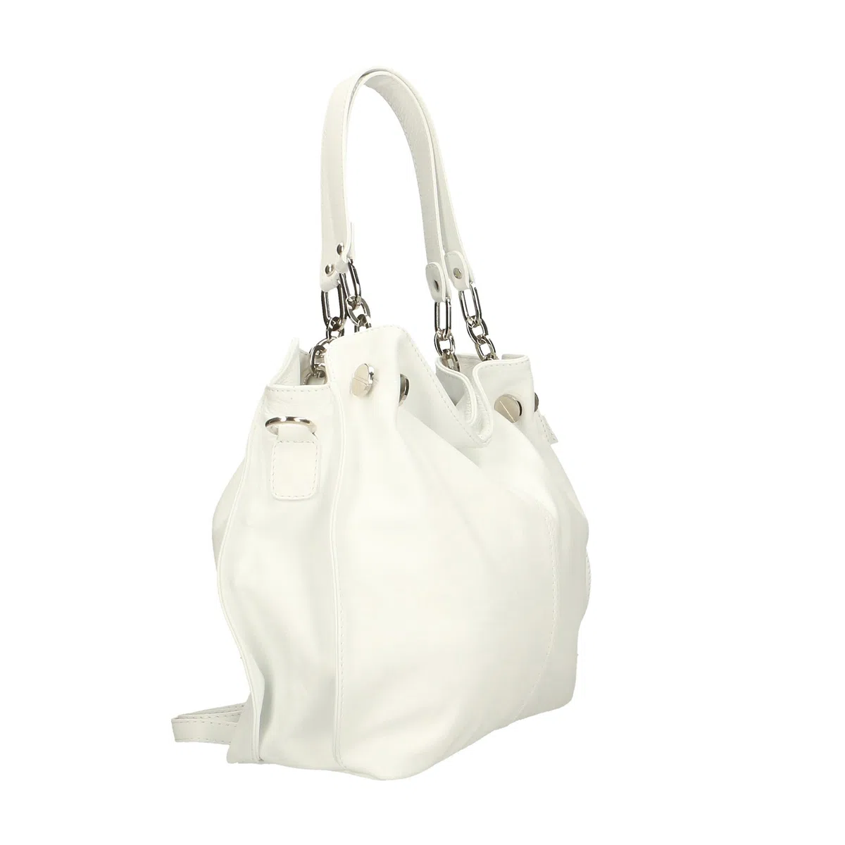 Chicca Borse Borsa a Spalla Donna in Pelle Made in italy 38x30x12 Cm