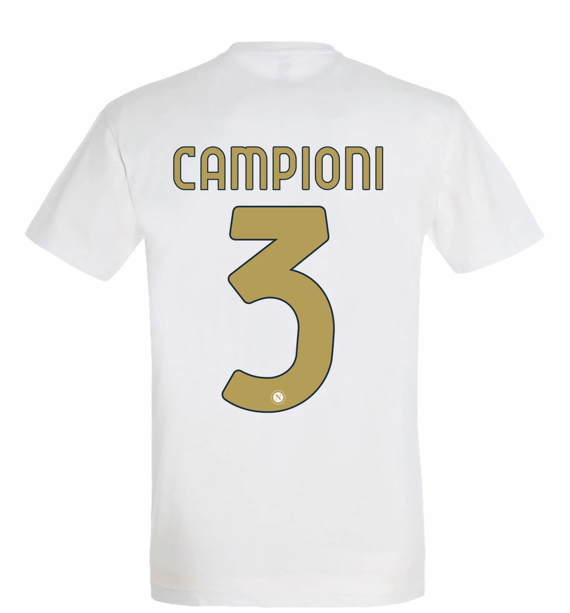 SSC NAPOLI T-Shirt CELEBRATIVA Campioni d'Italia 22/23, Adulto