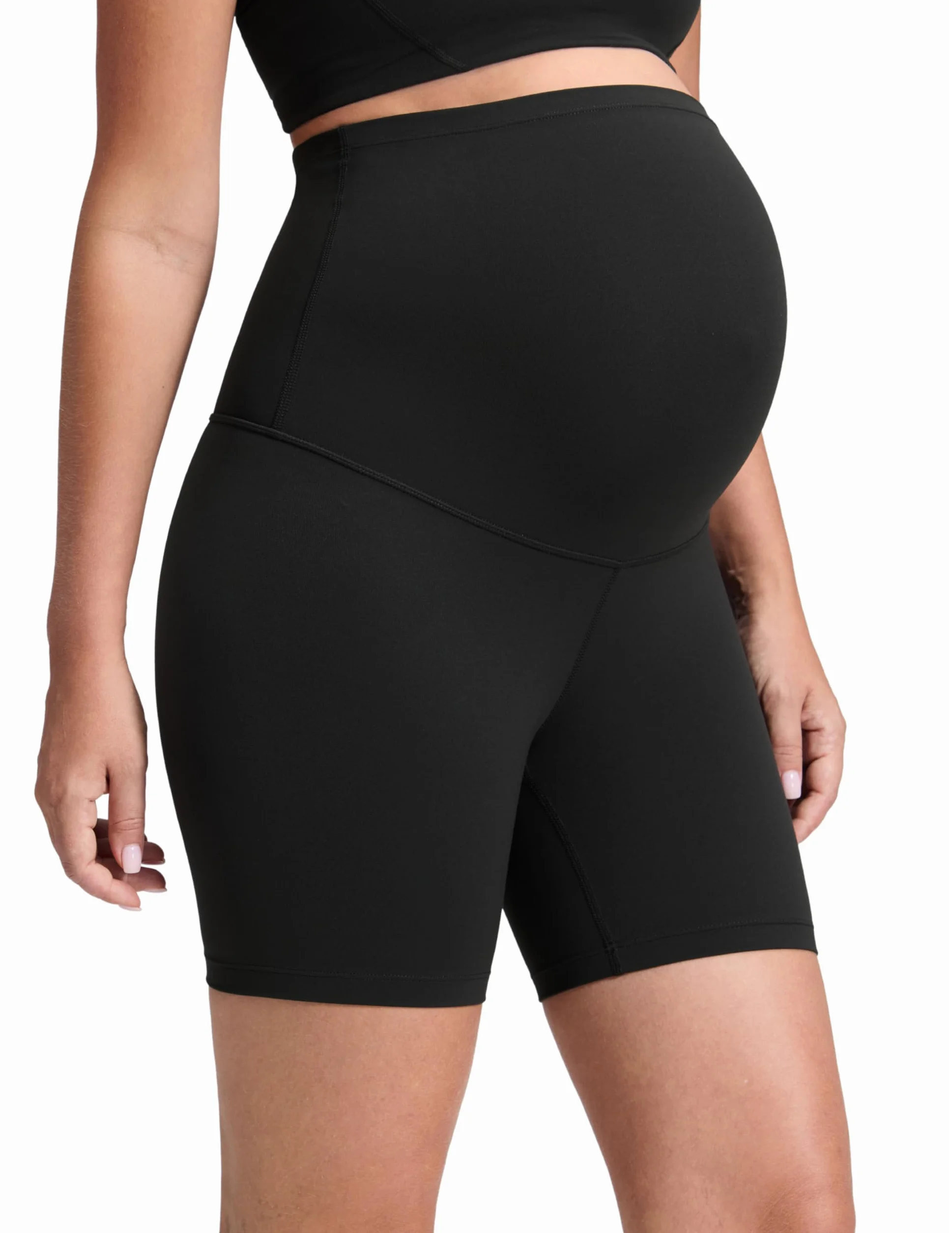 CRZ YOGA Donna Butterluxe Pantaloncini sopra la Pancia Allenamento Corsa 10/15cm