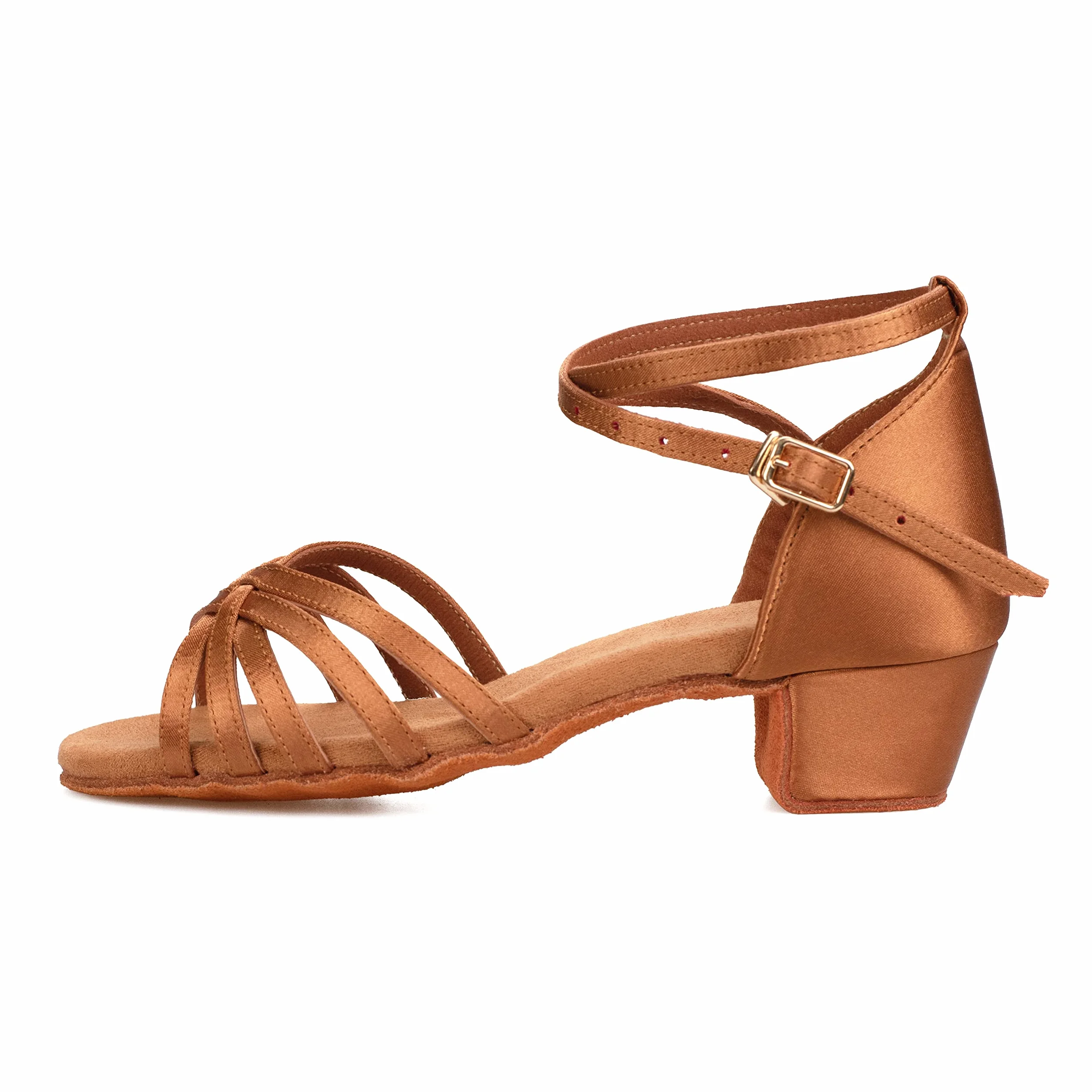 Donna Bambina Scarpe da Ballo Latino Sala Liscio Danza Moderna Raso