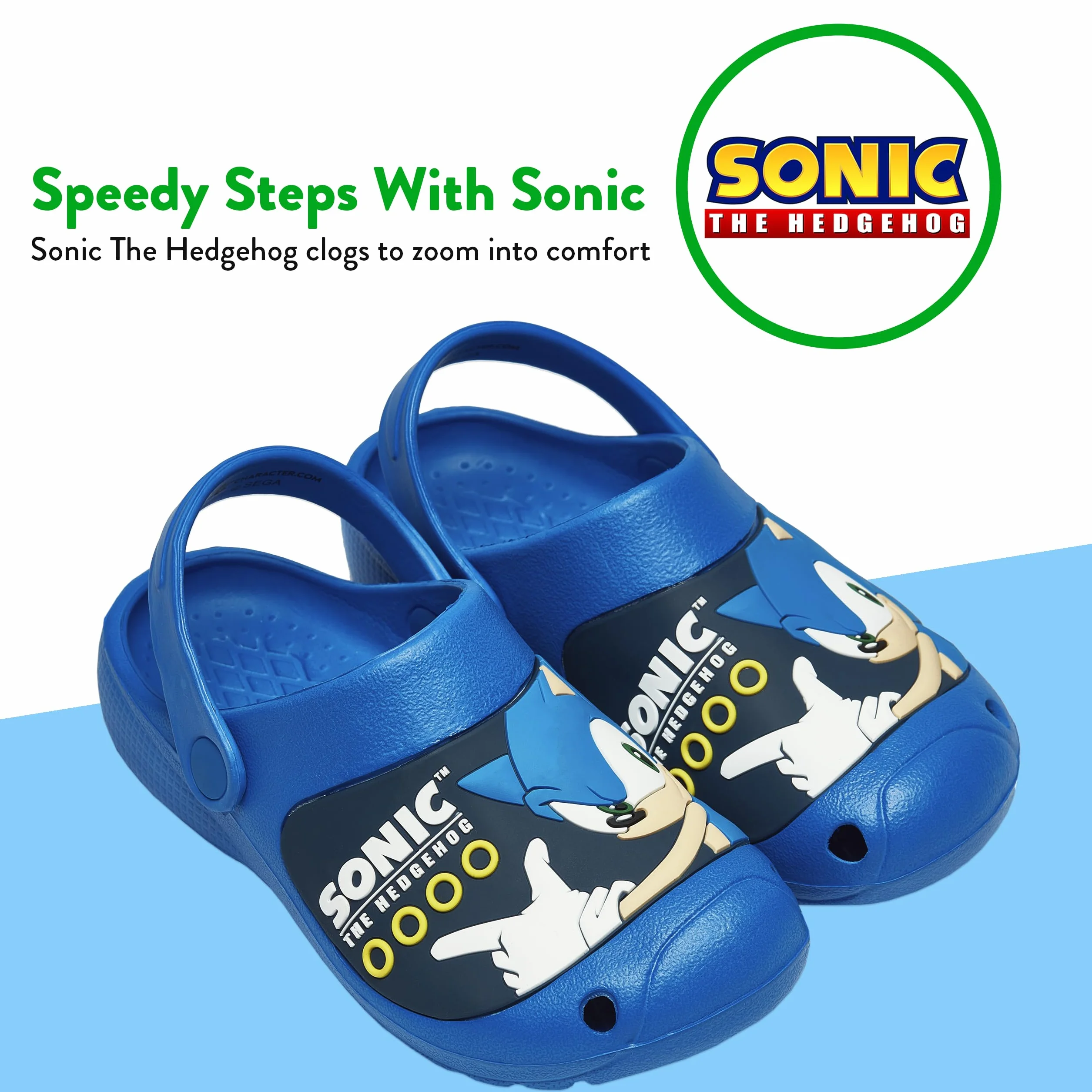 Sonic The Hedgehog Scarpe Ragazzo | Scarpe Sonic Bambino | Ciabatte Spiaggia Bambino