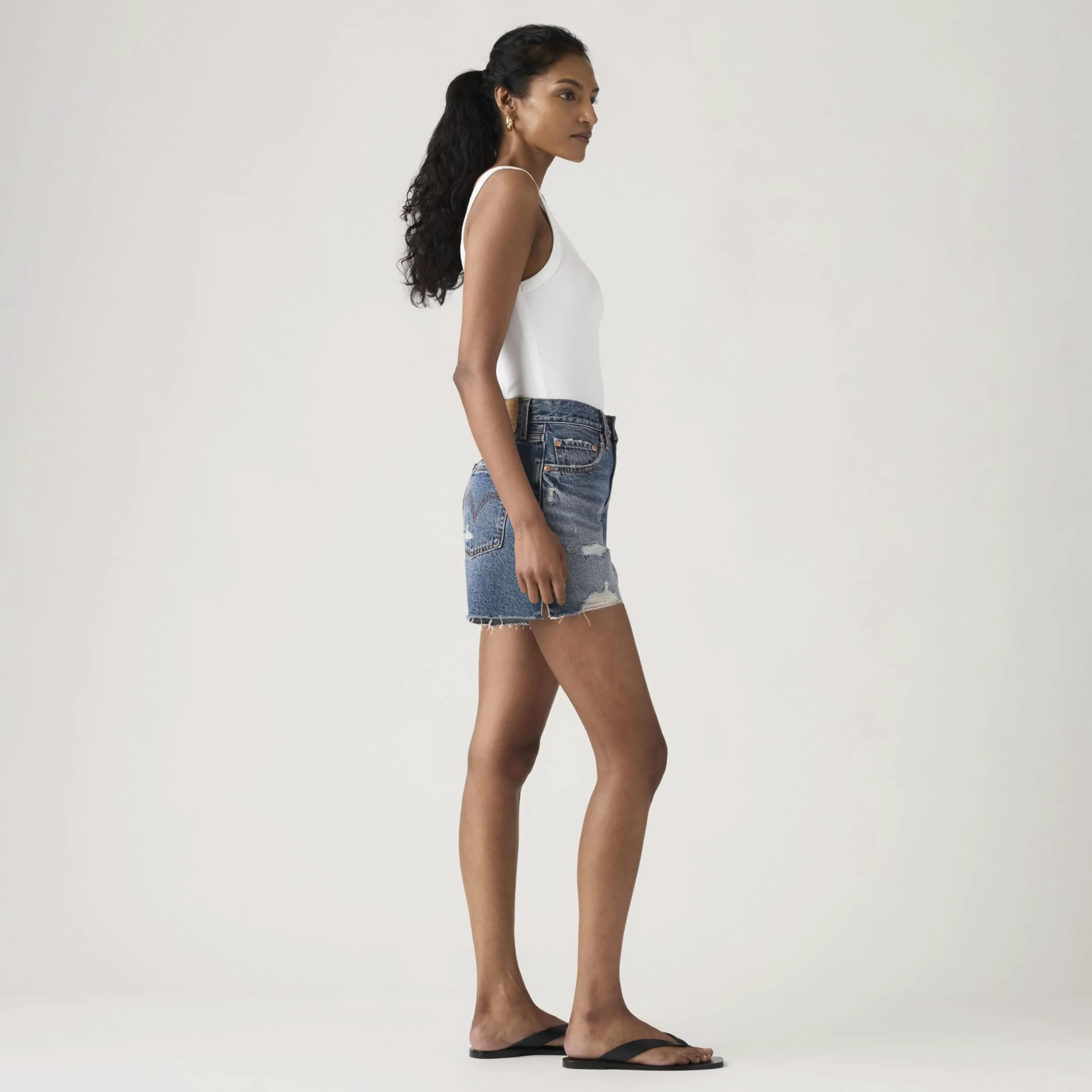 Levi's - Ribcage A-Line Short, Pantaloncini Donna
