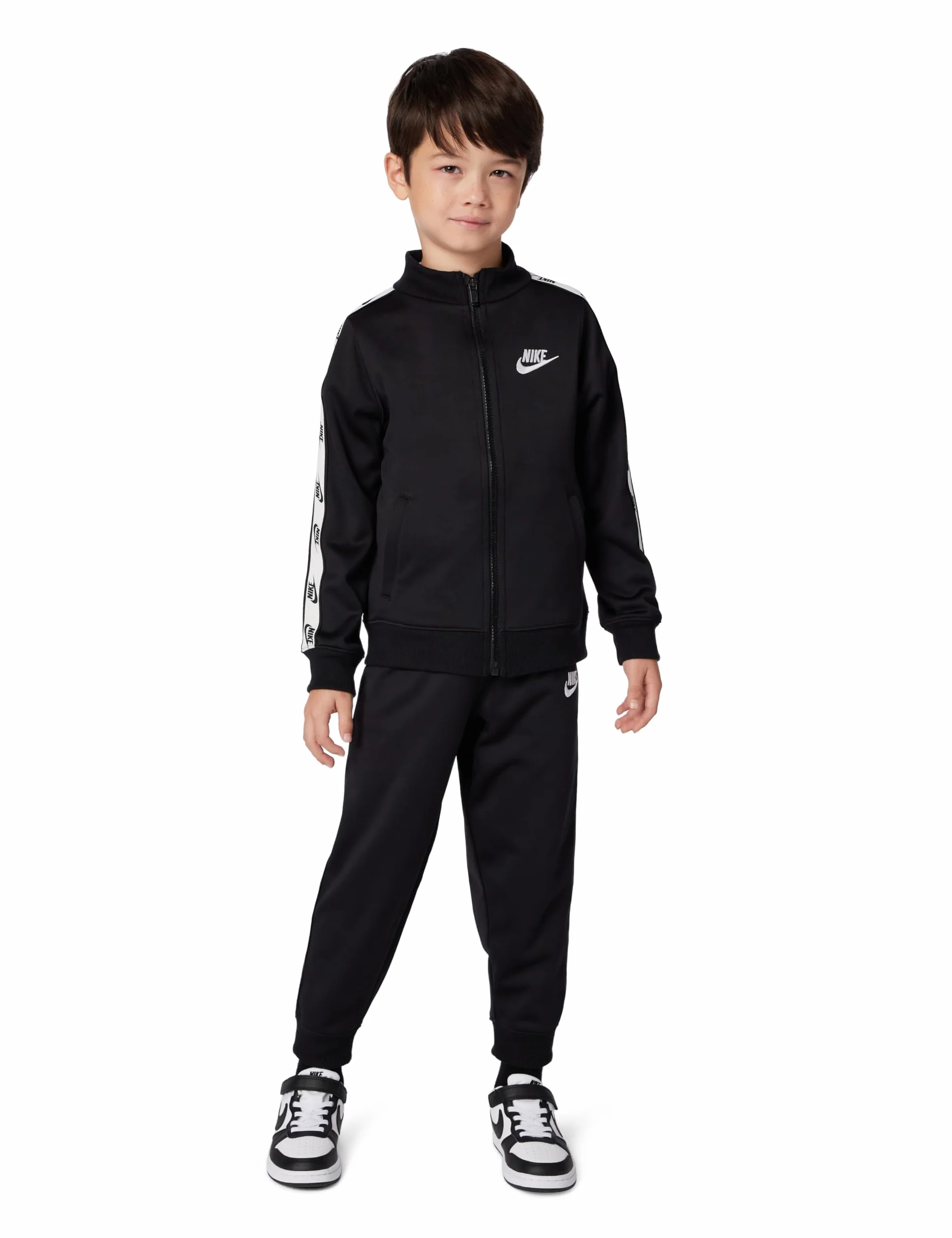 NIKE Full Zip With Logo Tap Set Unisex - Bambini e ragazzi (Pacco da 1)