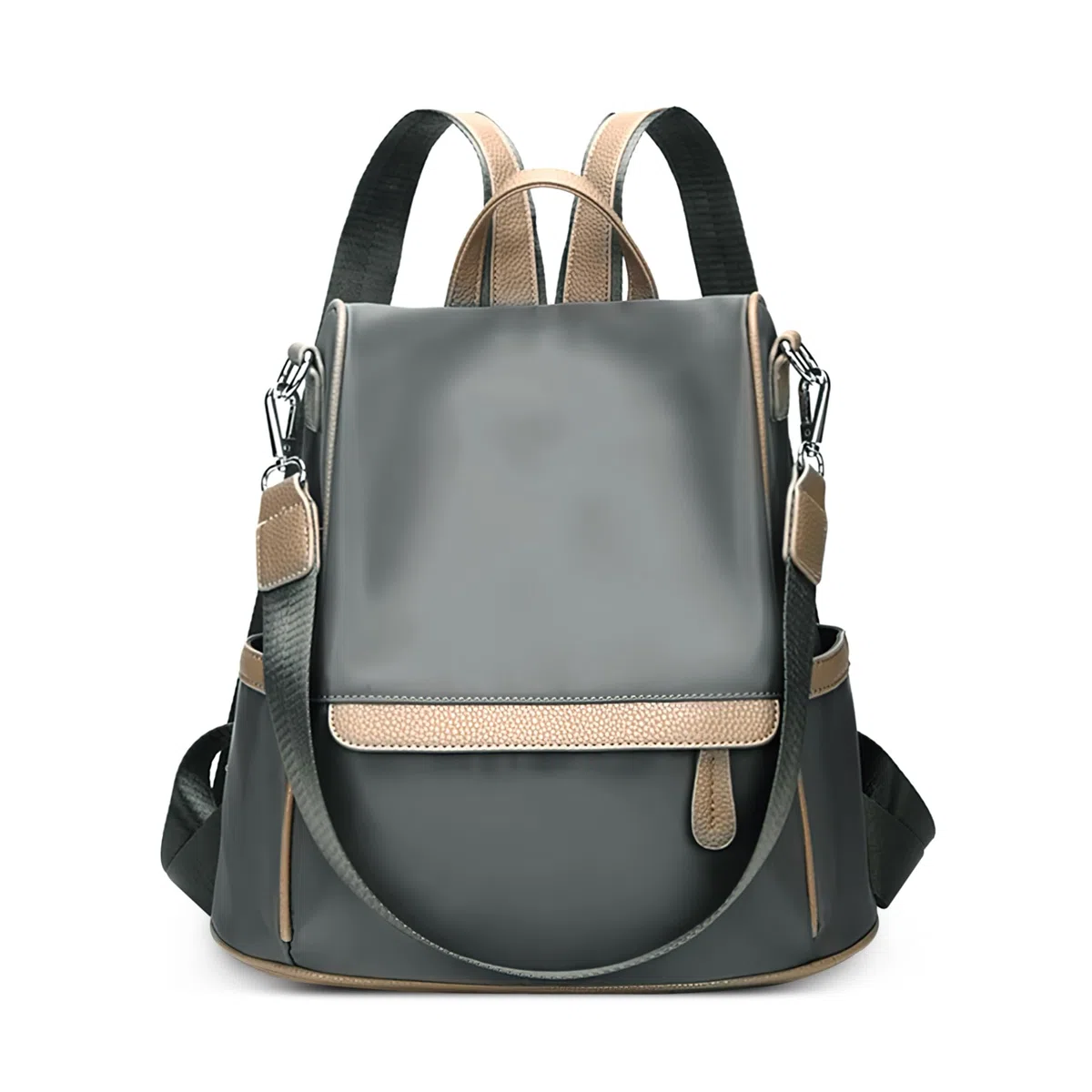 Antifurto Zaino da Donna Zaino Viaggio Borsa a Tracolla Zaino per Donna Leggero Grande Capacità Impermeabile per Scuola Lavoro Datazione Studentessa Universitaria Grigio M