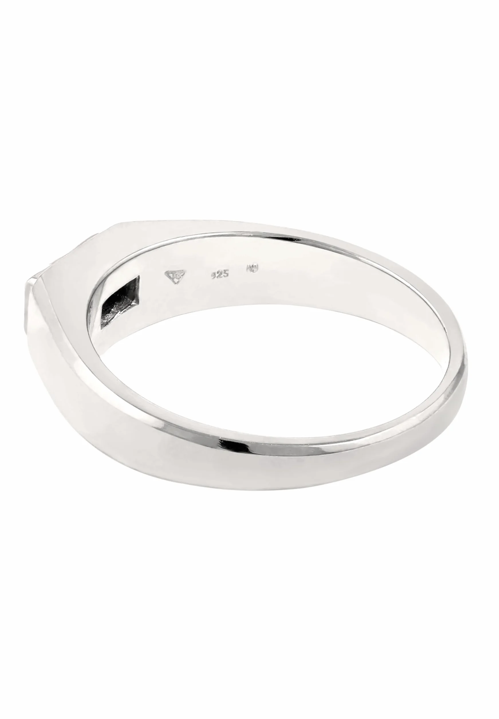 Kuzzoi Anello da uomo con zaffiro in argento sterling 925 lucidato da uomo, misura 60-66, 0605192625