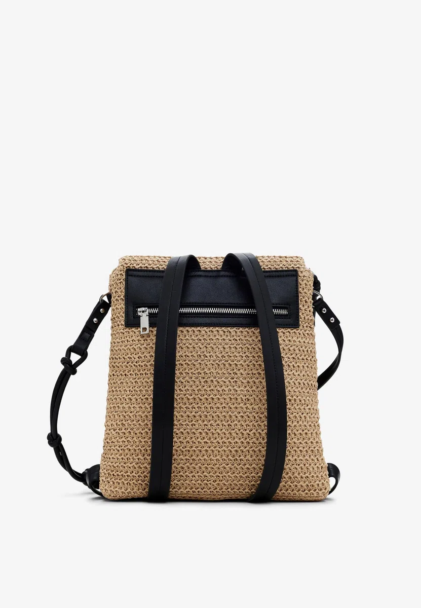 Desigual BACK_HALF LOGO RAFFIA H, U, 1014 NATURAL
