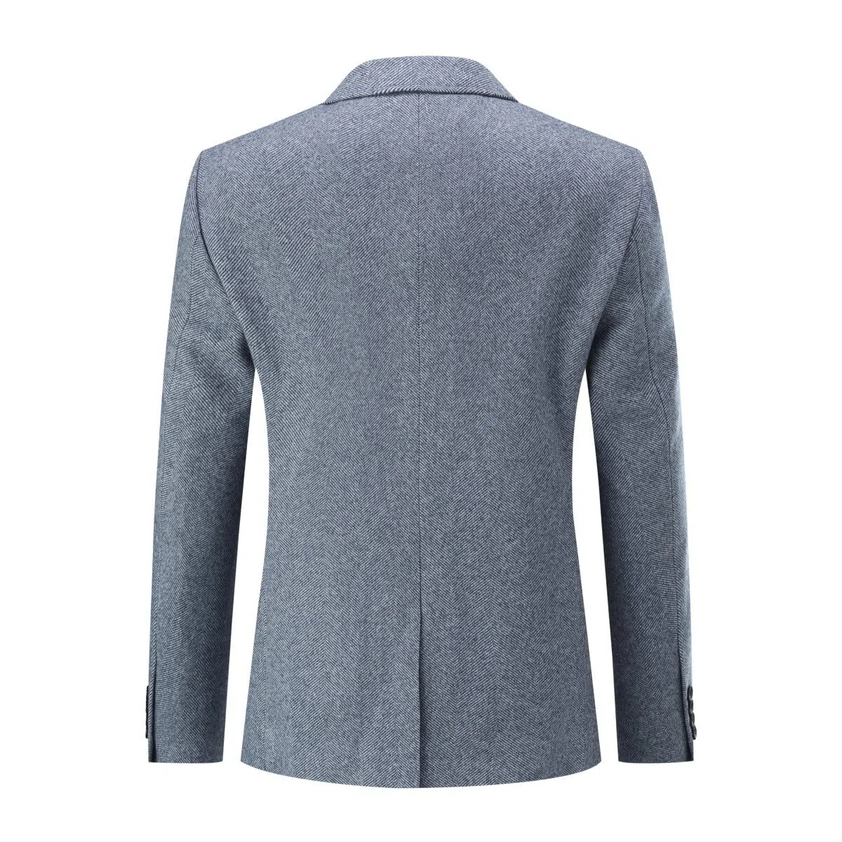Allthemen Blazer da Uomo Regular Fit 2 Bottoni Giacca da Abito Elegante a Quadri Formale Business d'Affari