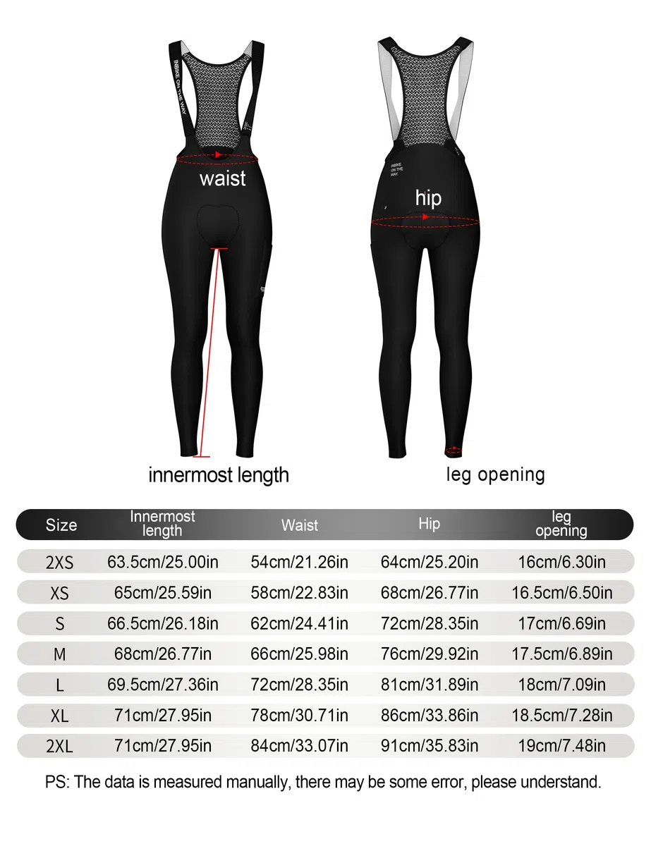 INBIKE Pantaloni Ciclismo Donna Invernali di Pile Pantaloni Ciclista Donna con Tasche Pantaloni Bici Termici Professionale 3D Gel Imbottito Calzamaglie Sportivi Leggings Lunghi Aderente