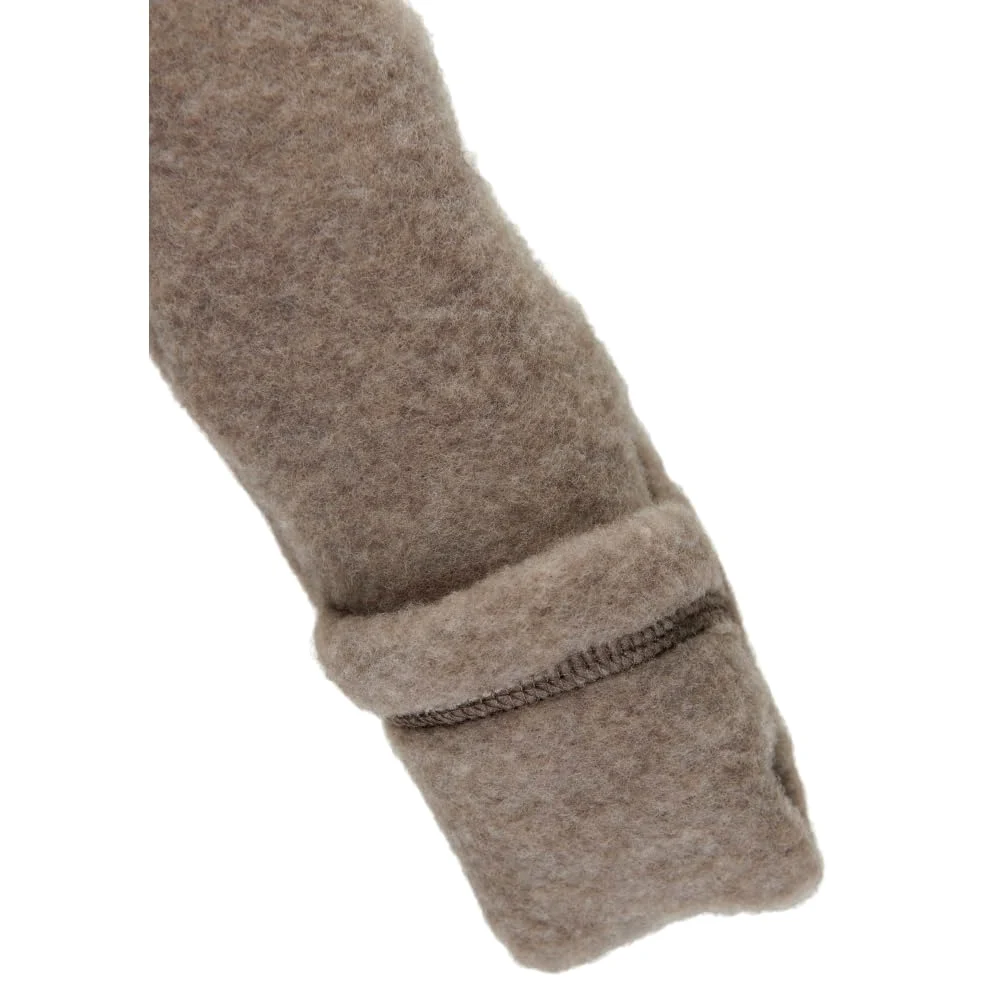 Mikk-line Giacca da passeggio, Oeko-Tex Standard 100, con chiusura lampo, per neonati e bambini, 95% lana, 100% lana merino senza mulesing, per ragazze e ragazzi, polsini reversibili