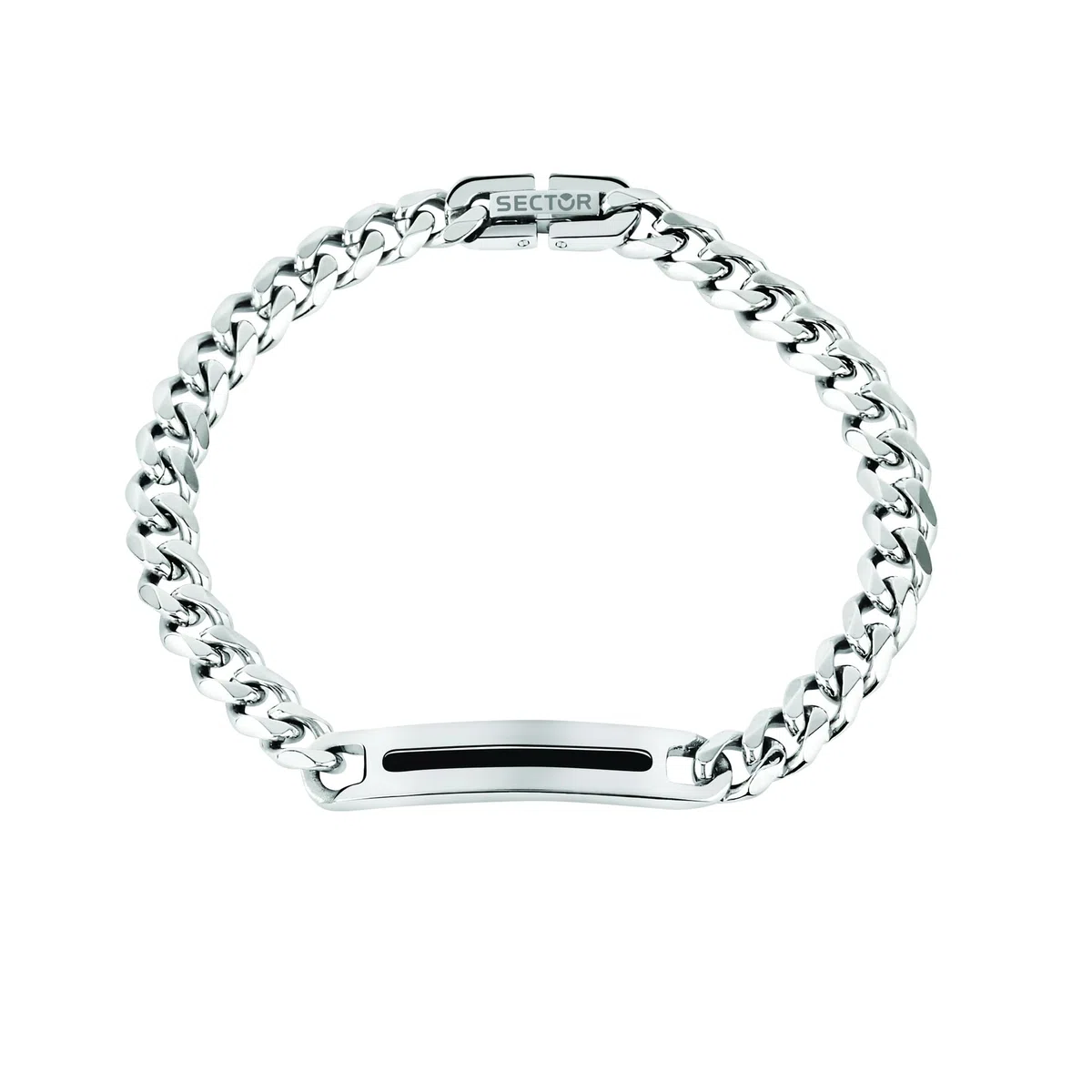 Sector No Limits Bracciale Uomo Collezione BASIC 22 cm Acciaio Smaltato Pelle