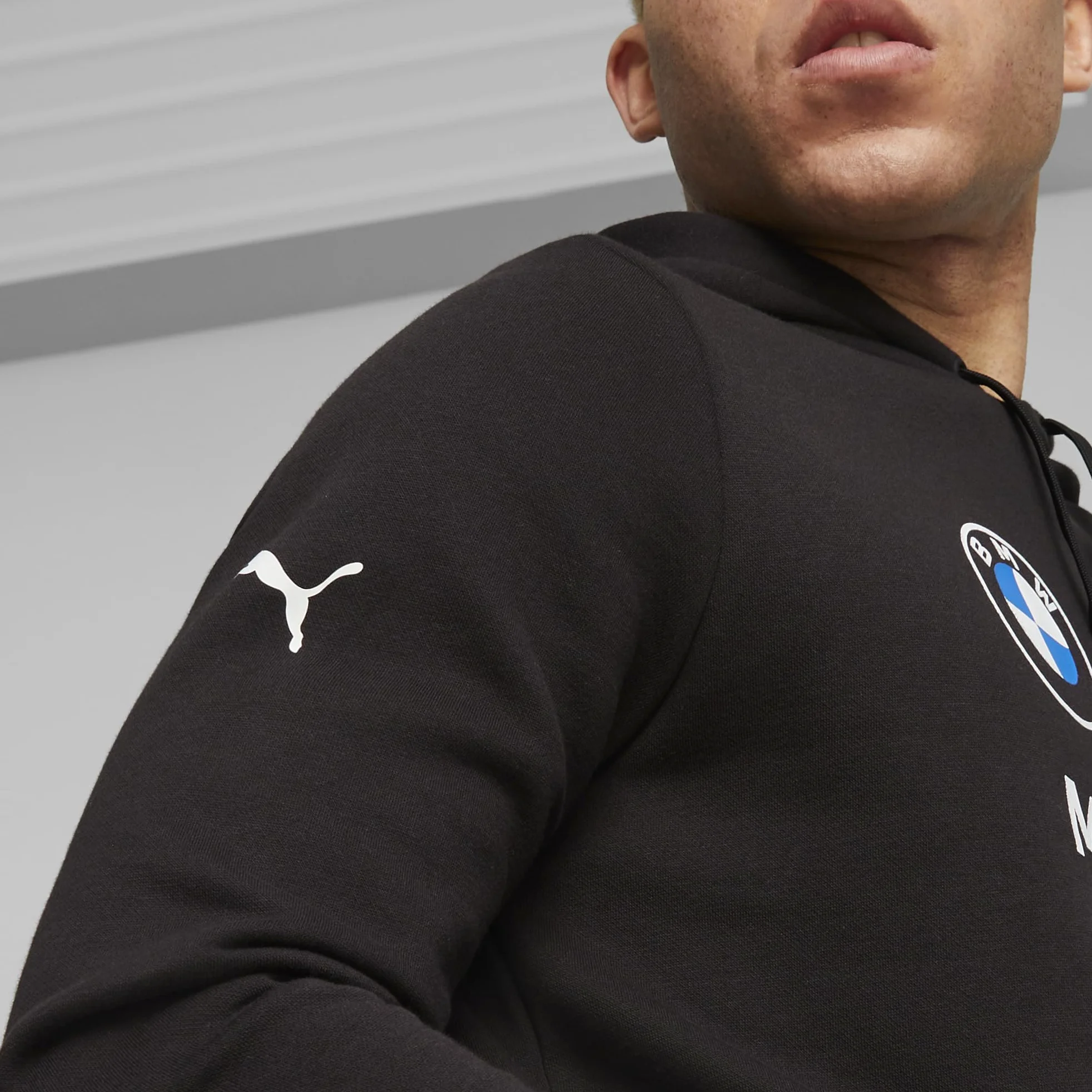 Puma BMW M Motorsport Essentials Fleece Hoodie Felpa con Cappuccio Uomo (Pacco da 1)