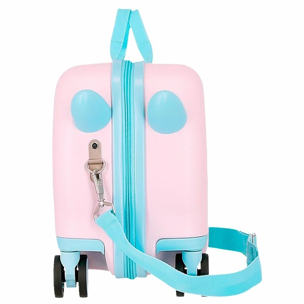Disney Joumma Bags, Minnie Imagine, Valigia Cabina, Valigia per bambini, Realizzato in ABS, un materiale, Quattro Ruote Doppie di Giro multidirezionale, Chiusura a combinazione laterale., rosa chiaro