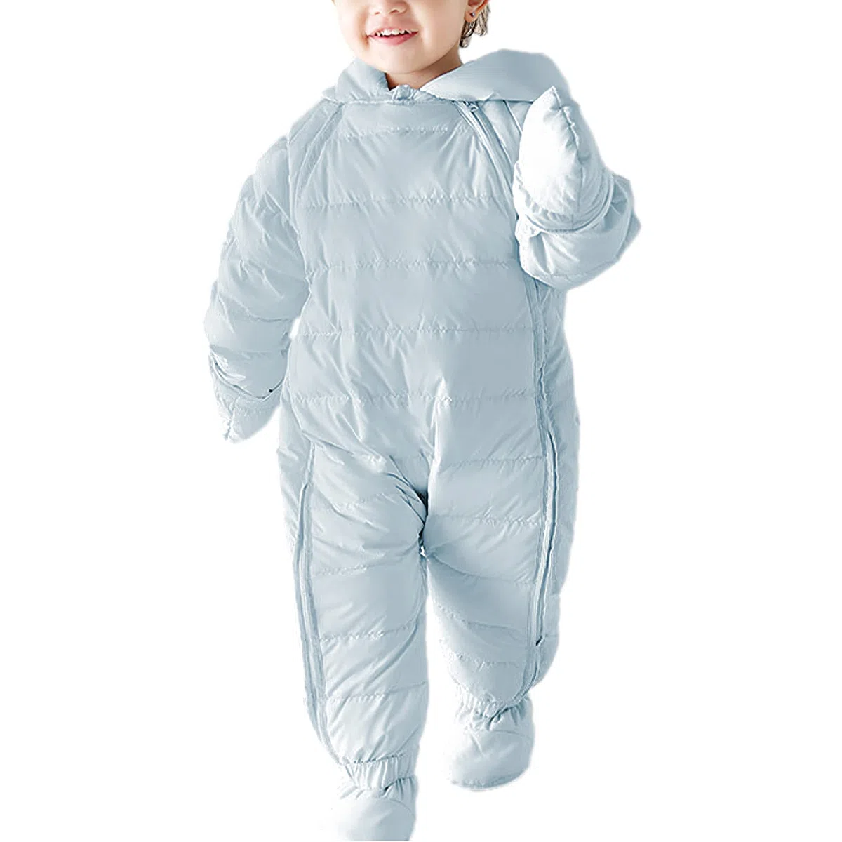 amropi Bambino Tute da Neve Inverno Pagliaccetto con Cappuccio Neonato Body Overall Jumpsuit per 3-24 Mesi