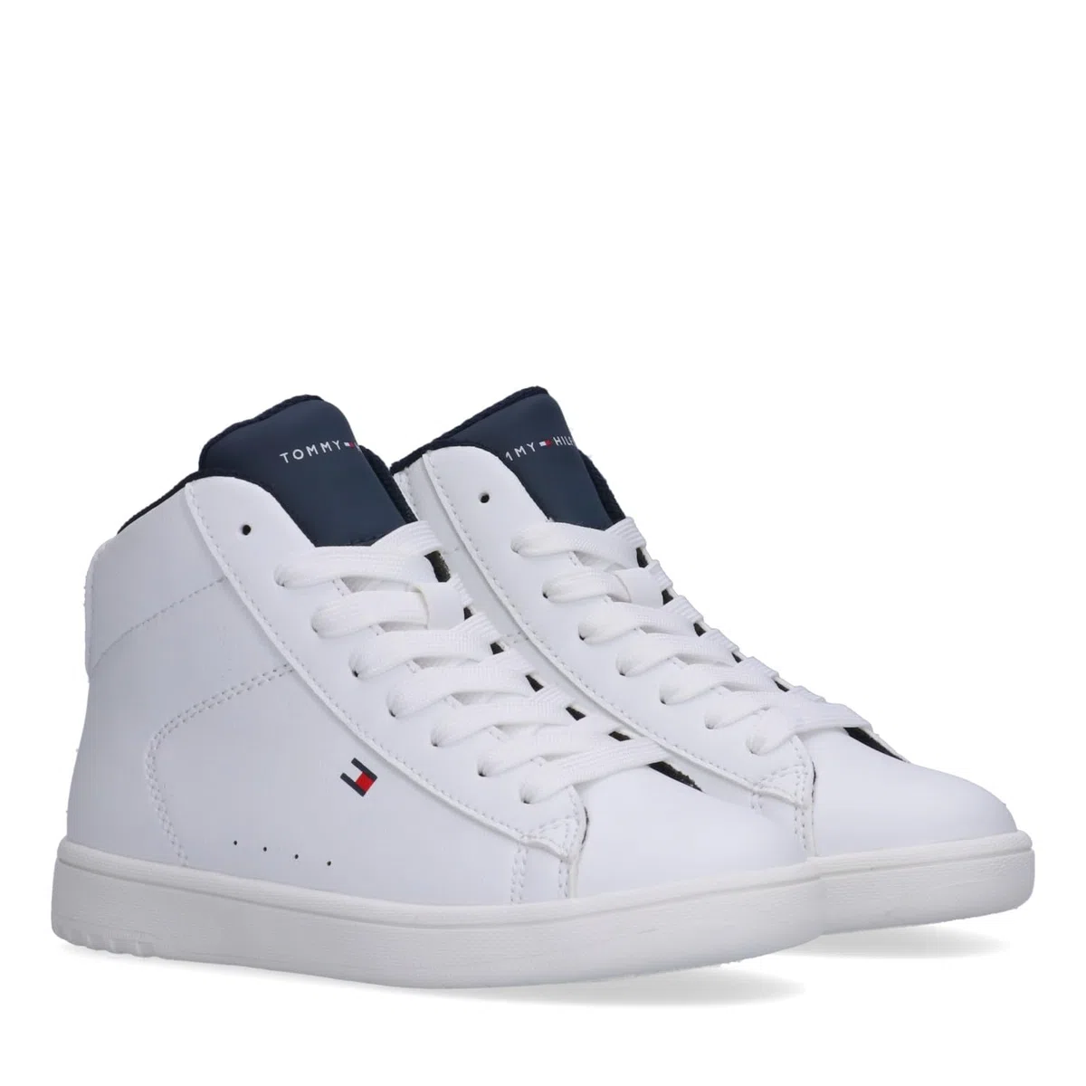 Tommy Hilfiger Sneakers Alte Stringate, Jack, Bianco/Blu