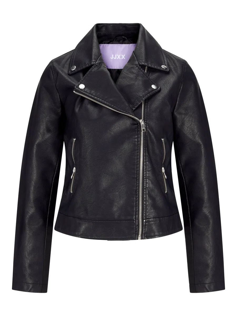 JACK & JONES Leather Look Biker Jacket JXGAIL Leather Look Biker Jacket