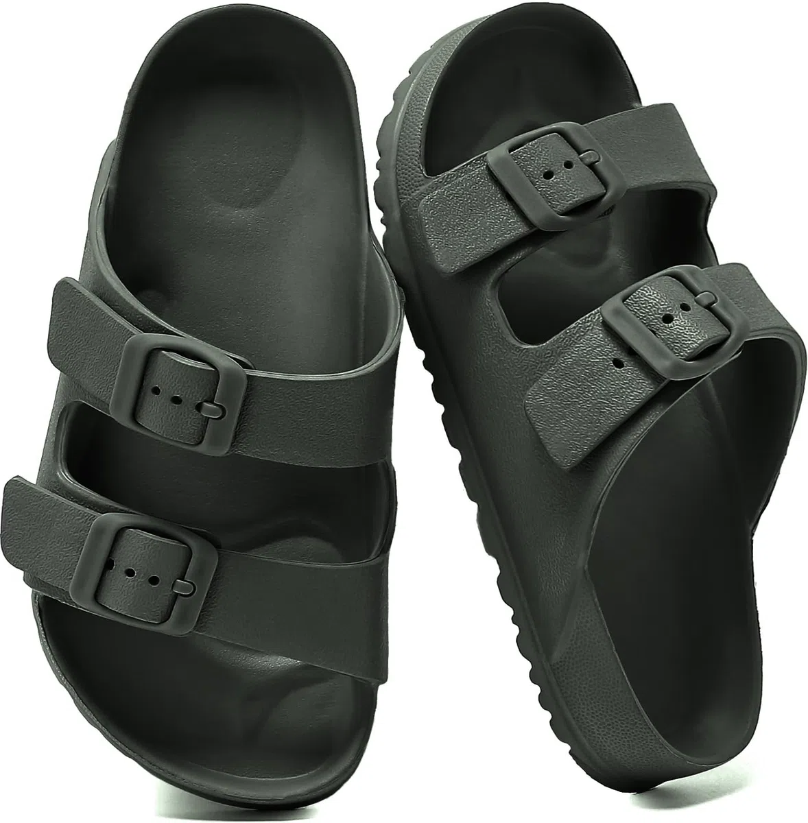 Sandali Bambini Ciabatte Unisex con Fibbia Regolabile Antiscivolo Suola Clog