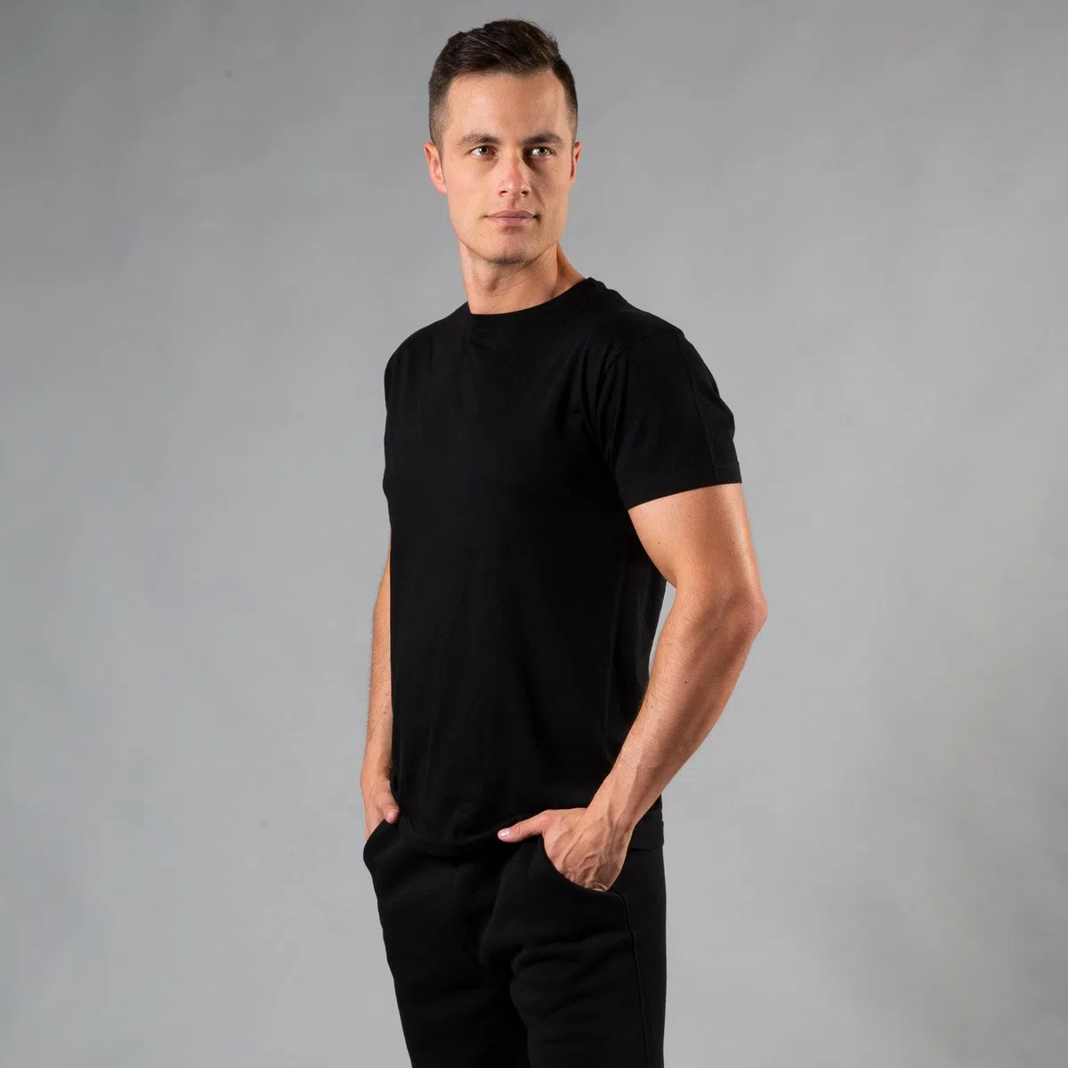 Niscioma T-Shirt Donna Maniche Corte - Tshirt Maglia da Lavoro Promozionale, Maglietta Manica Corta Cotone, Tshirt Maglia da Lavoro, T Shirt Tinta Unita Stampabili Girocollo, Basic Shirt ARG