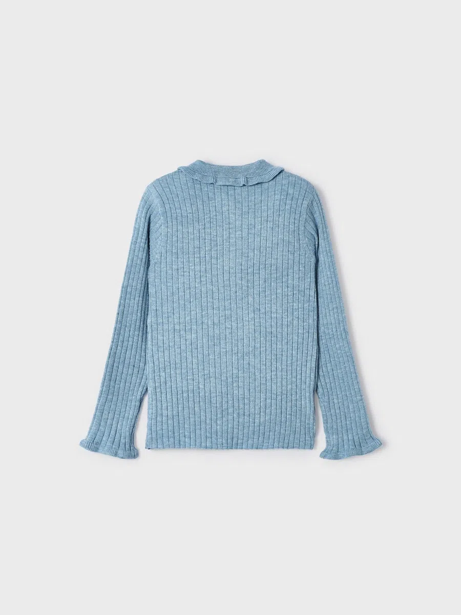 Mayoral Polo m/l Costine Tricot per Bambine e Ragazze Bluebell 8 Anni (128cm)