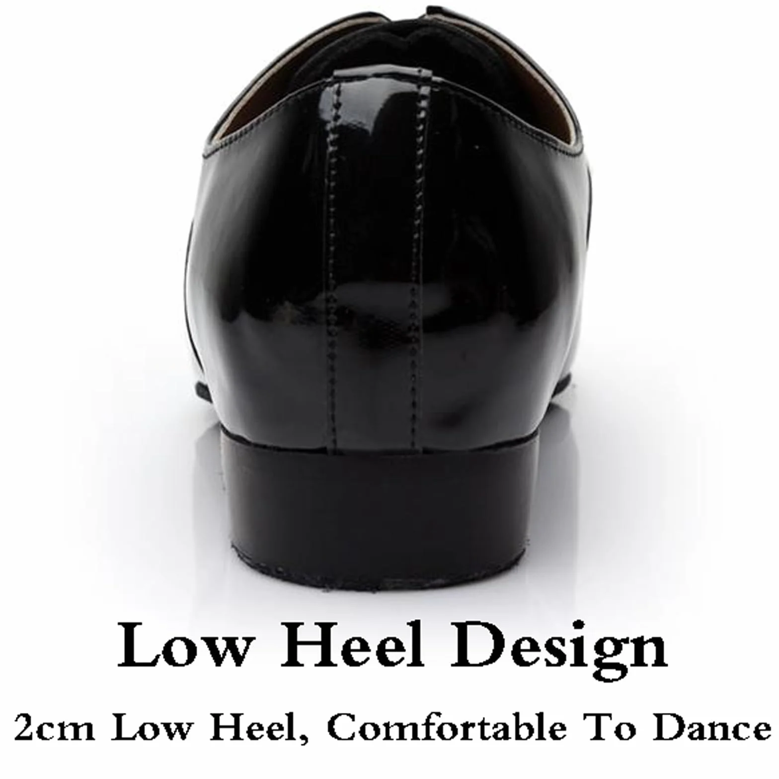 Scarpe da Ballo Uomo Latino Americano Stringate Tango Tacco Basso