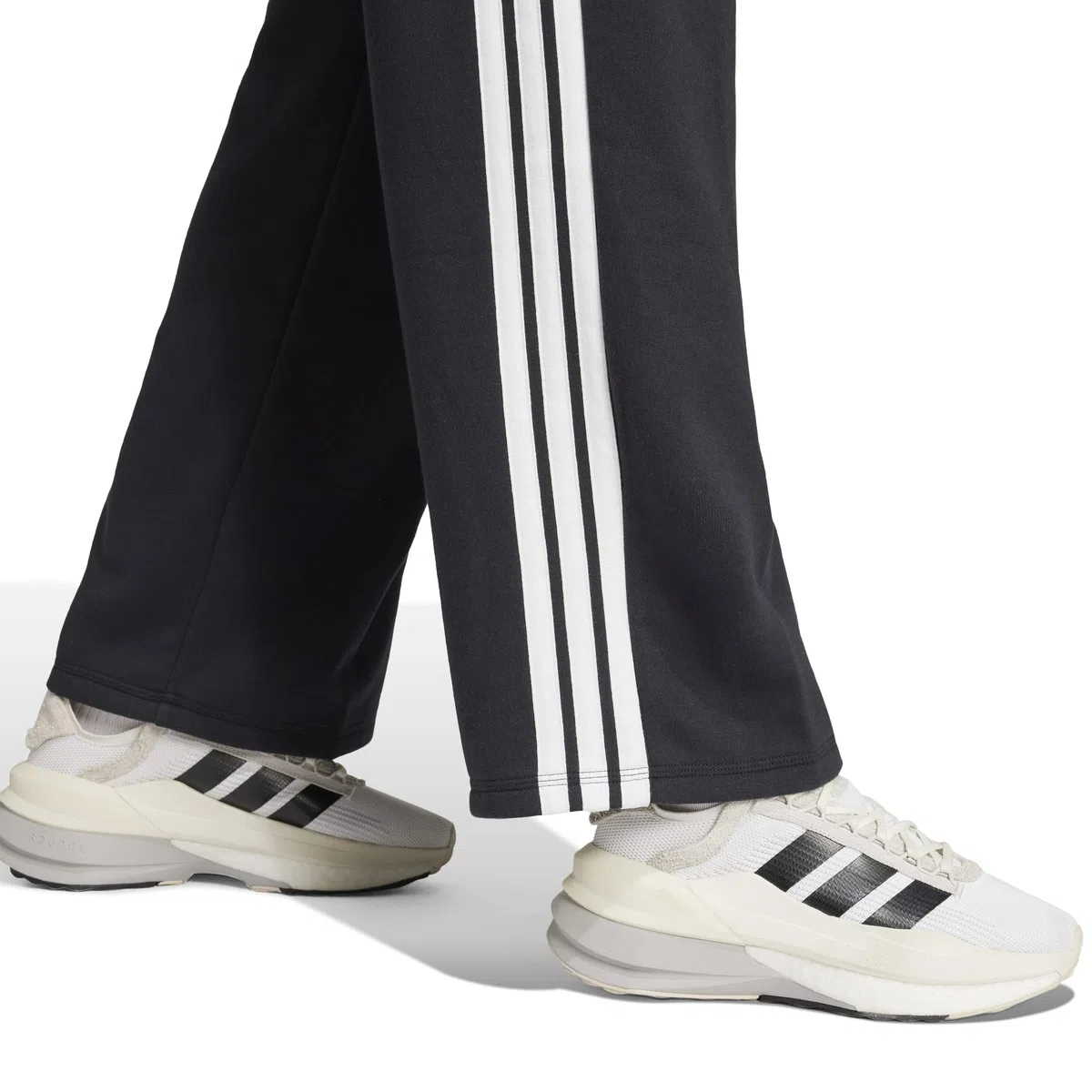 adidas Donna Essentials 3-Stripes Open Hem French Terry Pants