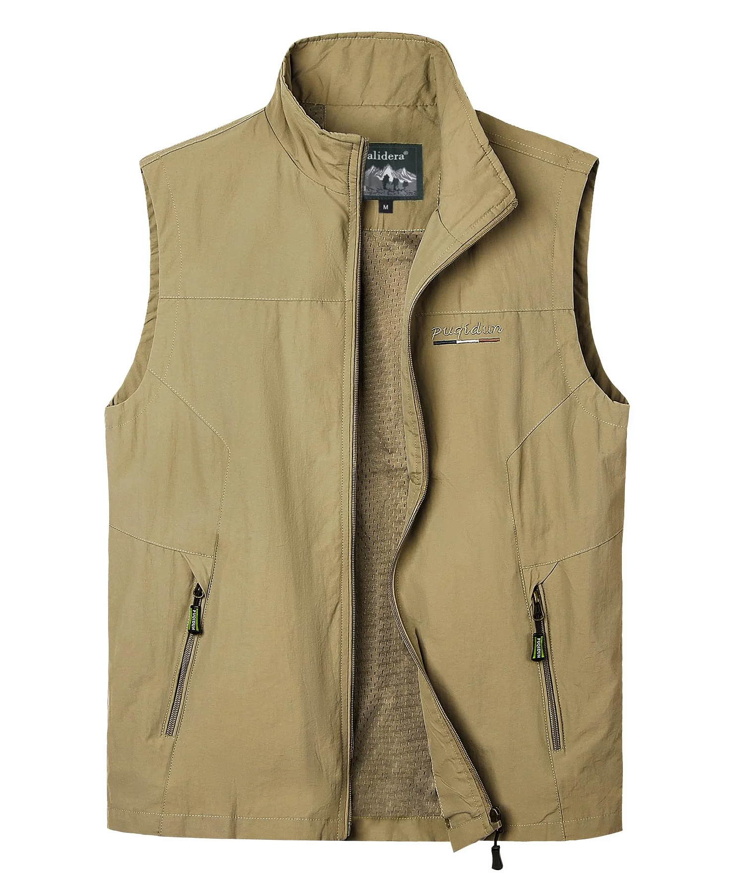 Gilet Uomo All'aperto Gilet da Pesca Campeggio Pesca Gilet Air Tempo Libero Giacca da Uomo Fotografia Multitasche Asciugatura Rapida Gilet