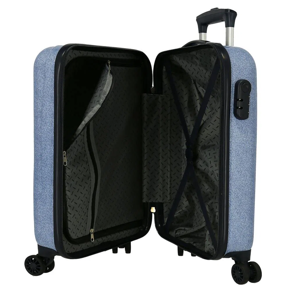 Disney Joumma Bags Stitch You Are Magical Valigie da Cabina, Set Valigie, Realizzato in ABS, Materiale resistente e leggero, Chiusura a combinazione laterale, Magico, Valigia