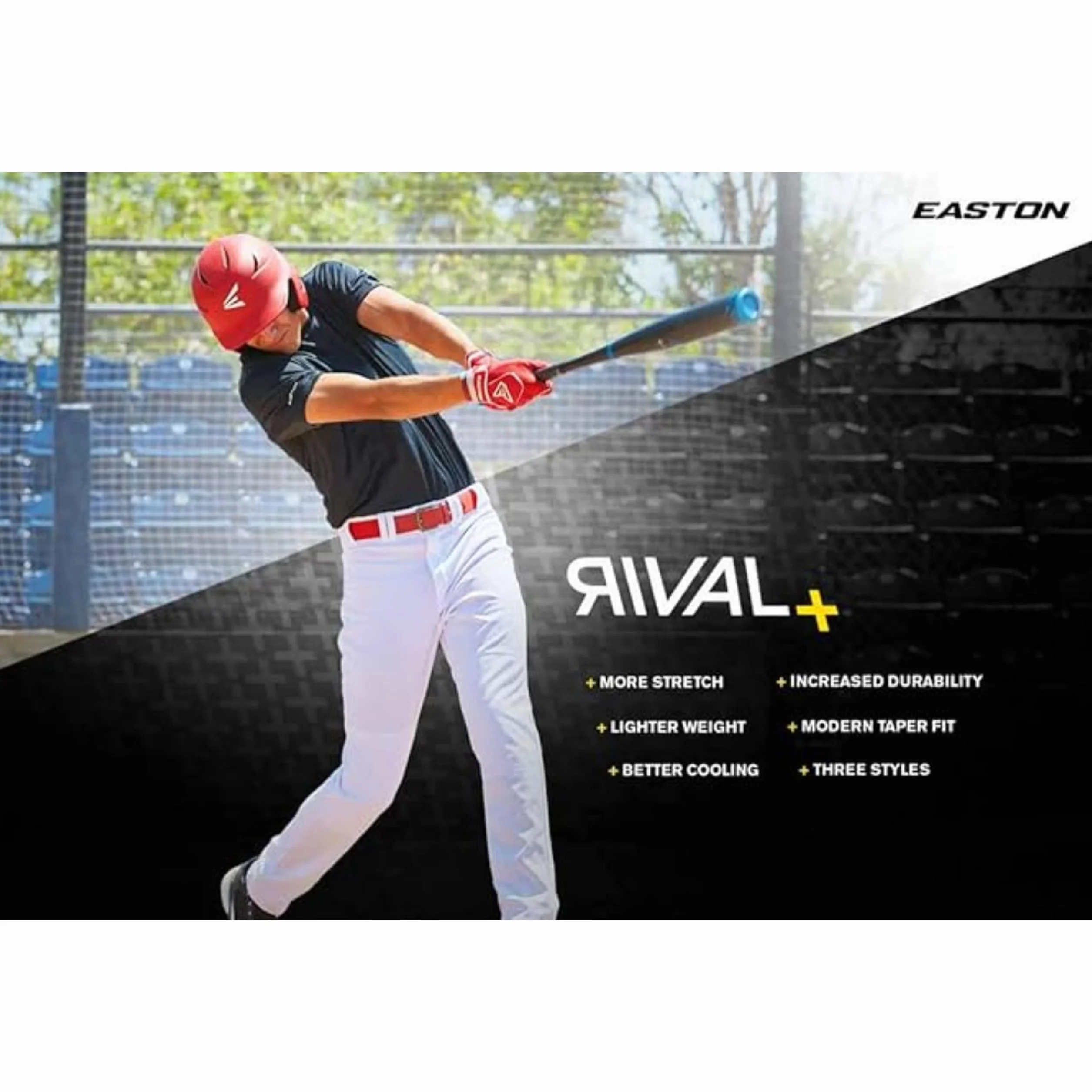 Easton - Rival+, Pantaloni da Baseball Bambini e Ragazzi