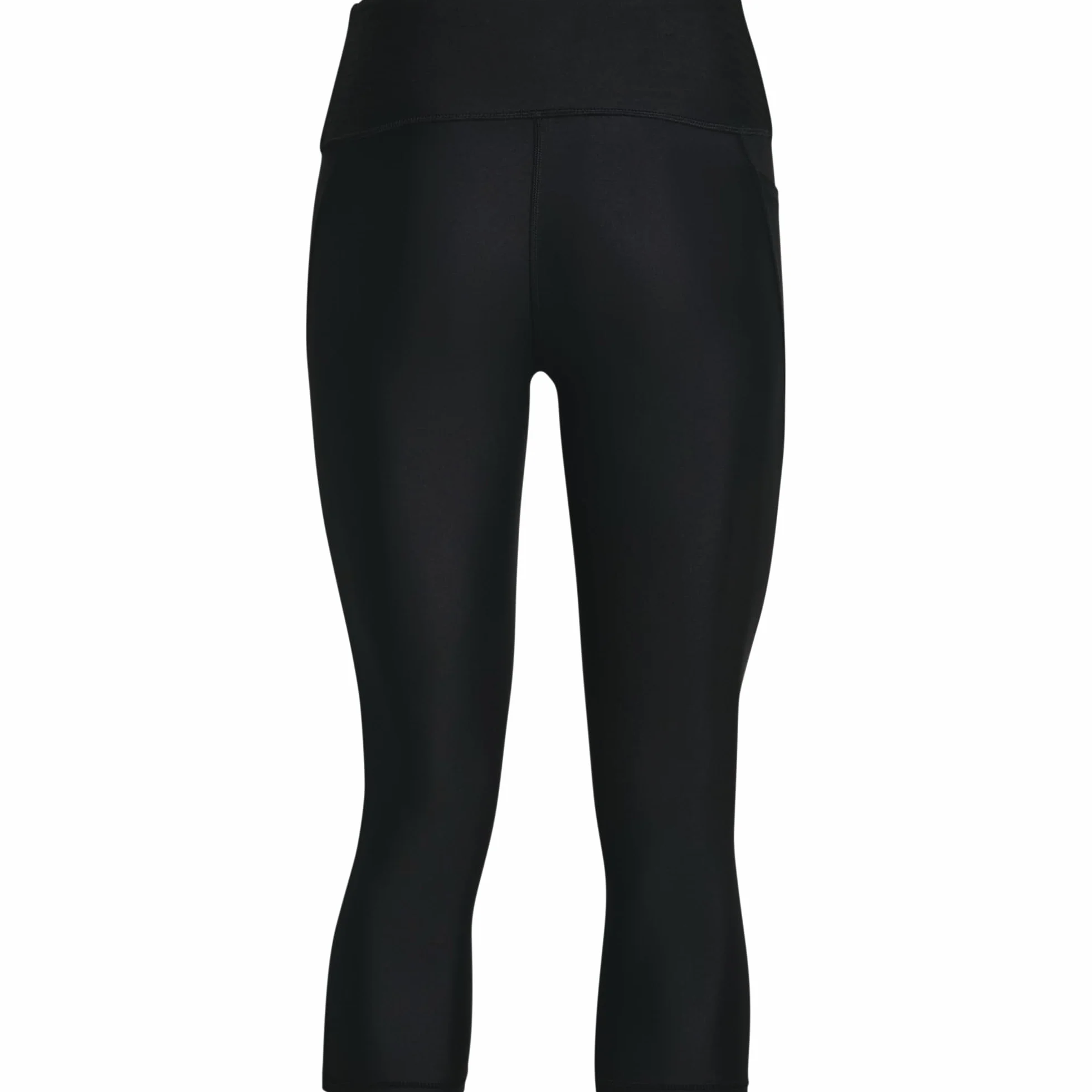 Under Armour - HeatGear Armour - Fascia Alta Antiscivolo con Tasche Capri, Leggings Donna