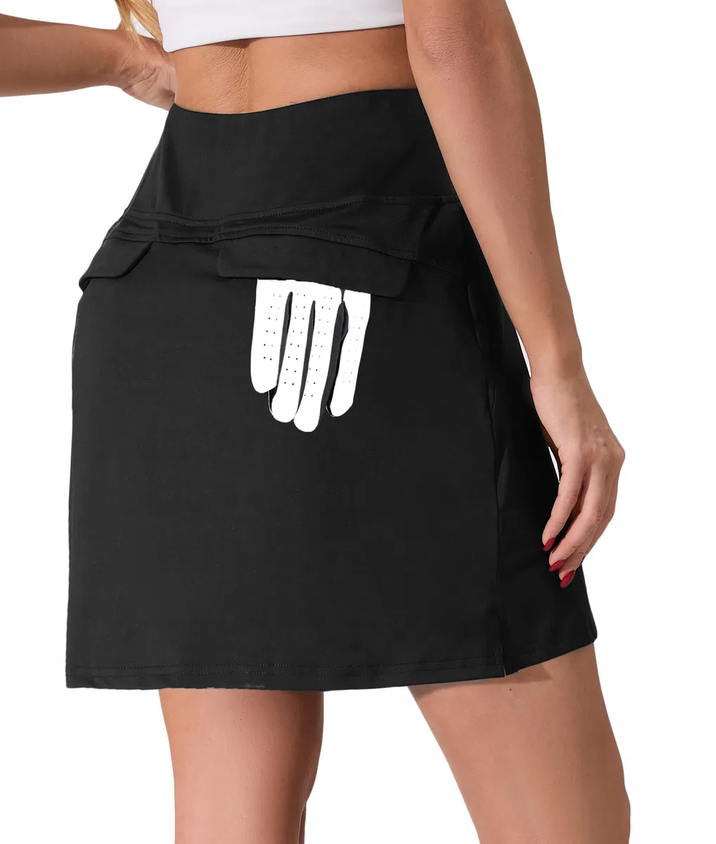 Timuspo Gonna Estiva da Donna, con Pantaloni, a Vita Alta, Activewear
