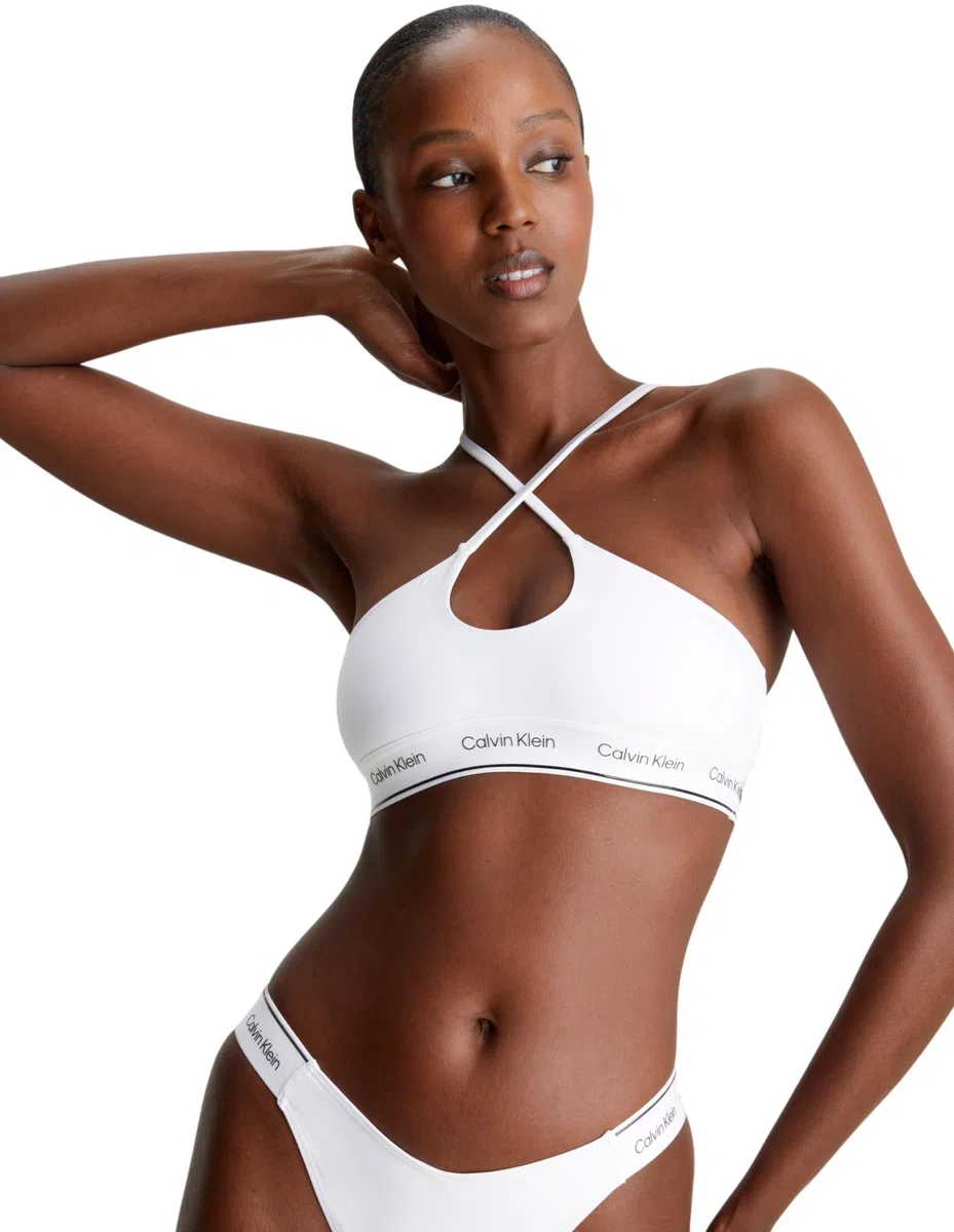 Calvin Klein Top Bikini Donna Bralette senza Ferretto