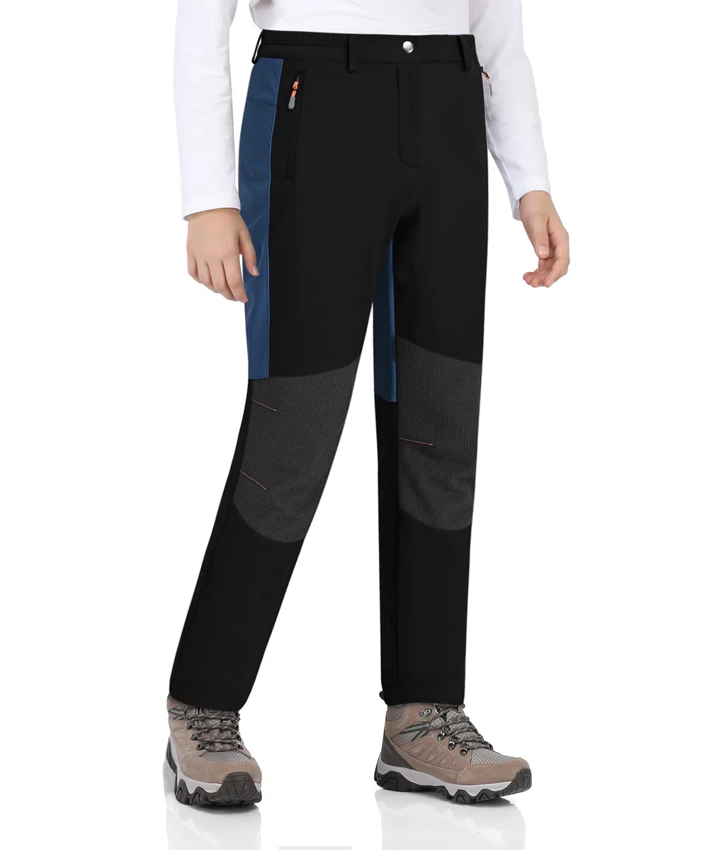 Zoofly Pantaloni Sci Termici Bambino Invernale Pantaloni Impermeabili Bambina Trekking Softshell