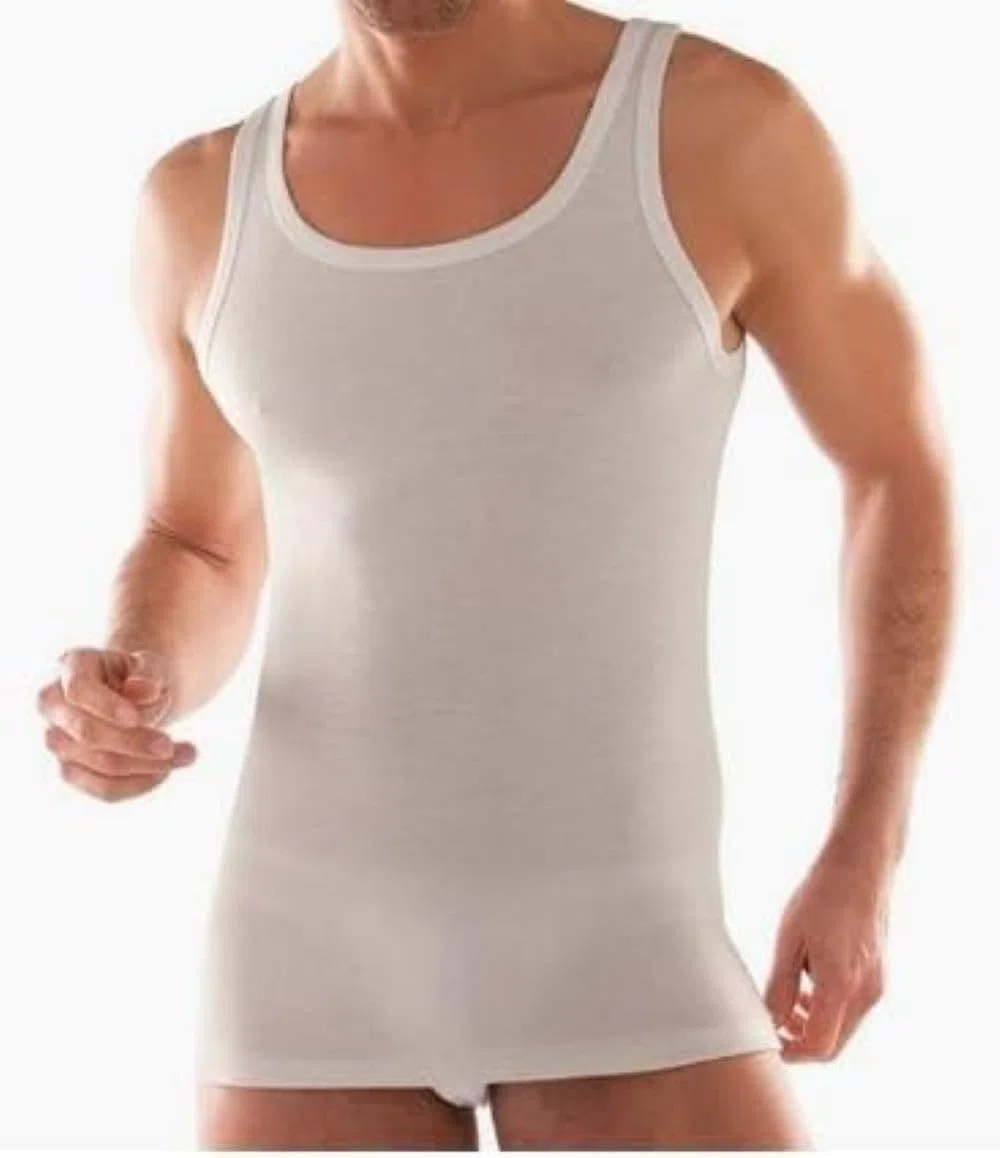 Liabel Canotta Intima Uomo 100% Cotone Filo di Scozia Canottiera Intima Uomo 03050 223