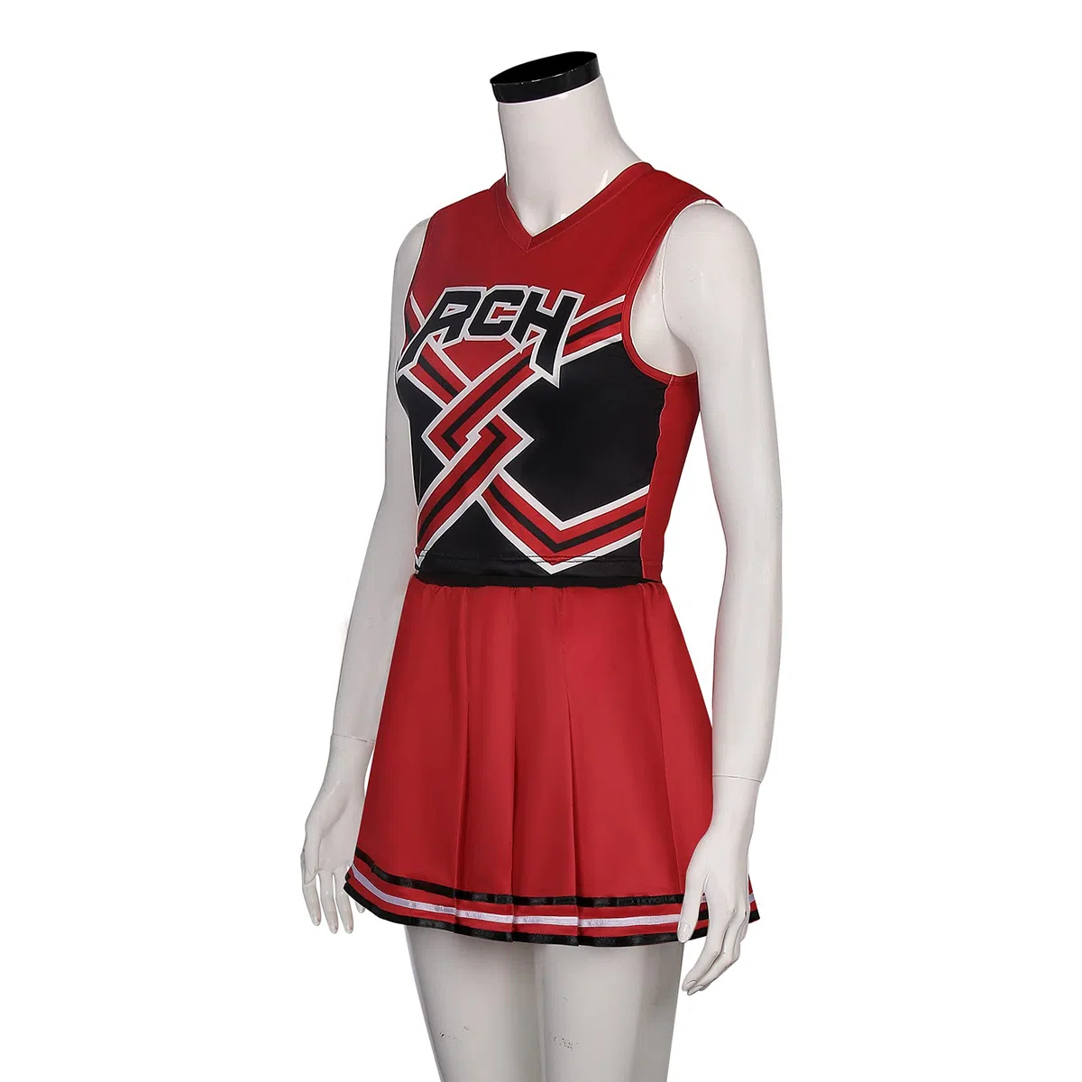 Bring It On Costume da cheerleader da donna RCH Top Gonna Ragazza Cheerleader Uniforme Ragazze United Cos Outfits