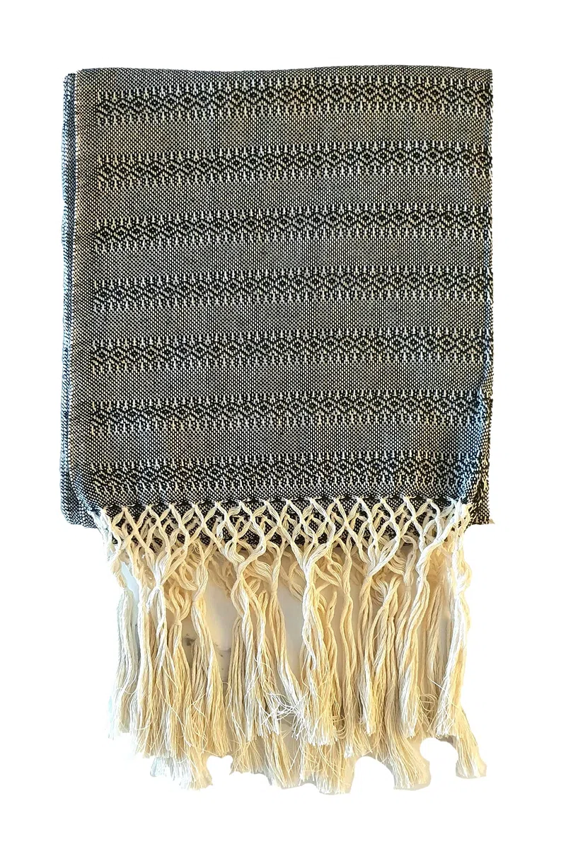 ALKIMIA INC Mexican Handmade Cotton Rebozo Shawl
