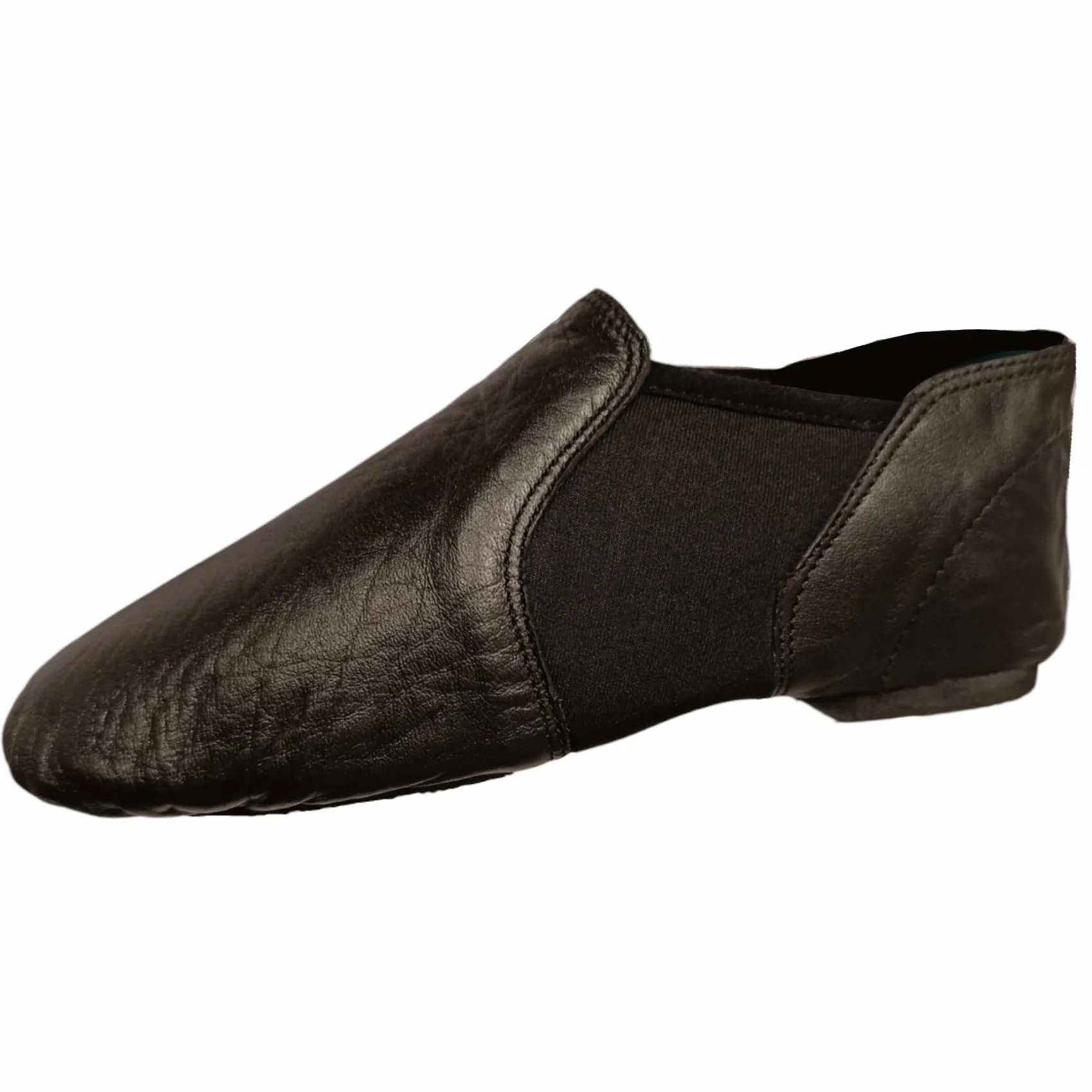 Jazz Shoes Slip on Rubber Split Sole Soft Leather Neoprene Modern Stage Fish Style