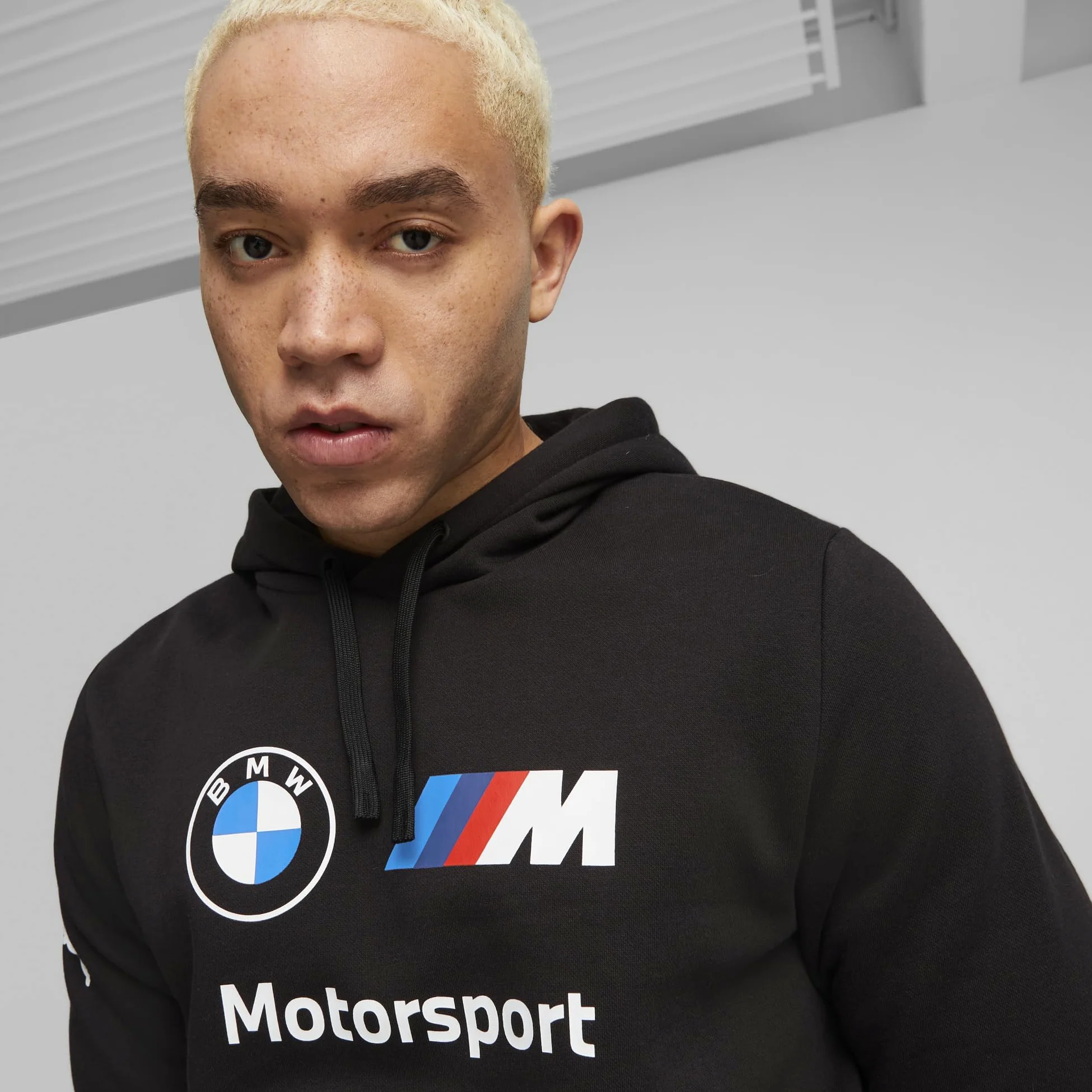 Puma BMW M Motorsport Essentials Fleece Hoodie Felpa con Cappuccio Uomo (Pacco da 1)