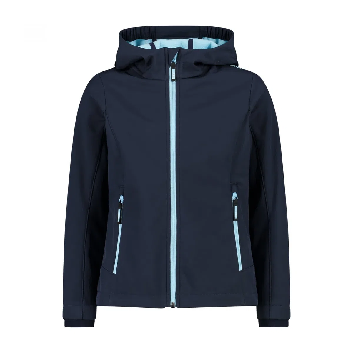 CMP Giacca Kid G Con Cappuccio Fisso Unisex - Bambini e ragazzi, B.Blue-Anice 5N, 128