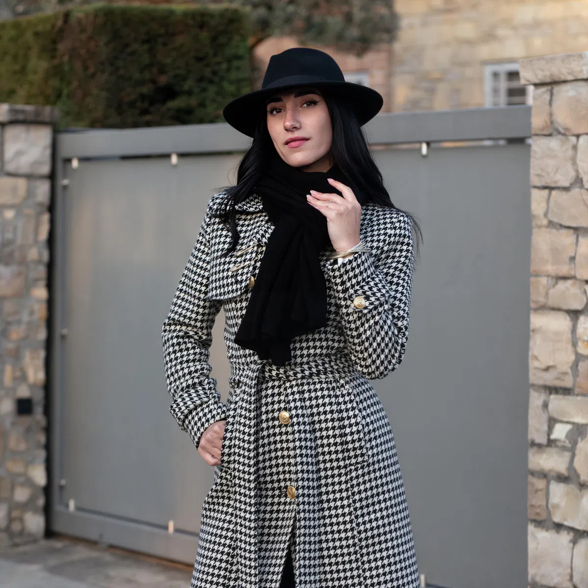 Stola Donna Cashmere Invernale Made in Italy, Scialle Elegante in Lana e Cachemire, Maxi Sciarpa, Coprispalle Cerimonia
