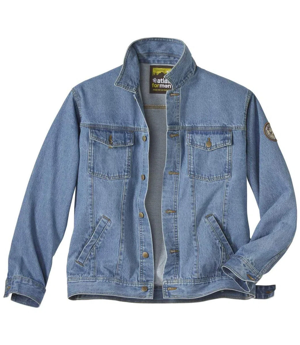 ATLAS FOR MEN - Giacca di jeans - Disponibile in taglie grandi da M a 5XL